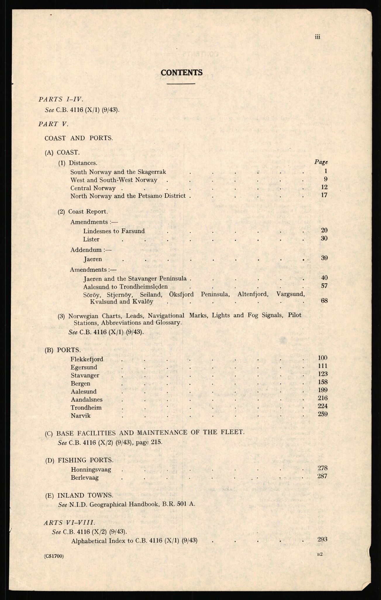 Forsvaret, Forsvarets overkommando II, AV/RA-RAFA-3915/D/Dd/L0004: Index of Reports on Norway, 1943-1944, s. 215