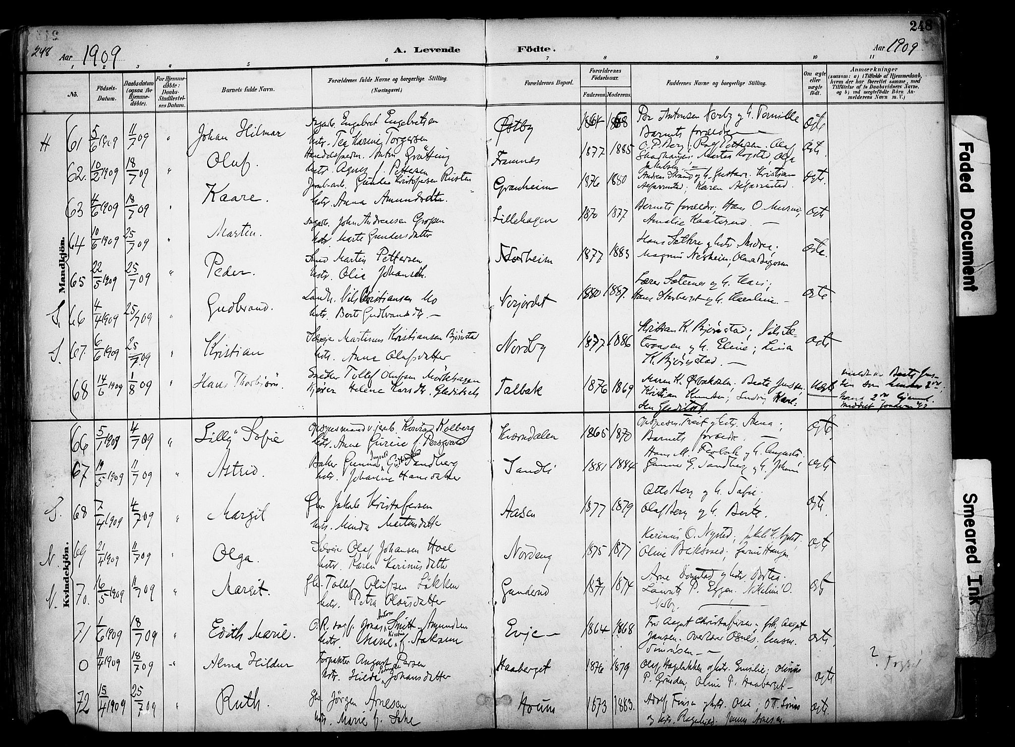 Elverum prestekontor, AV/SAH-PREST-044/H/Ha/Haa/L0014: Ministerialbok nr. 14, 1891-1909, s. 248