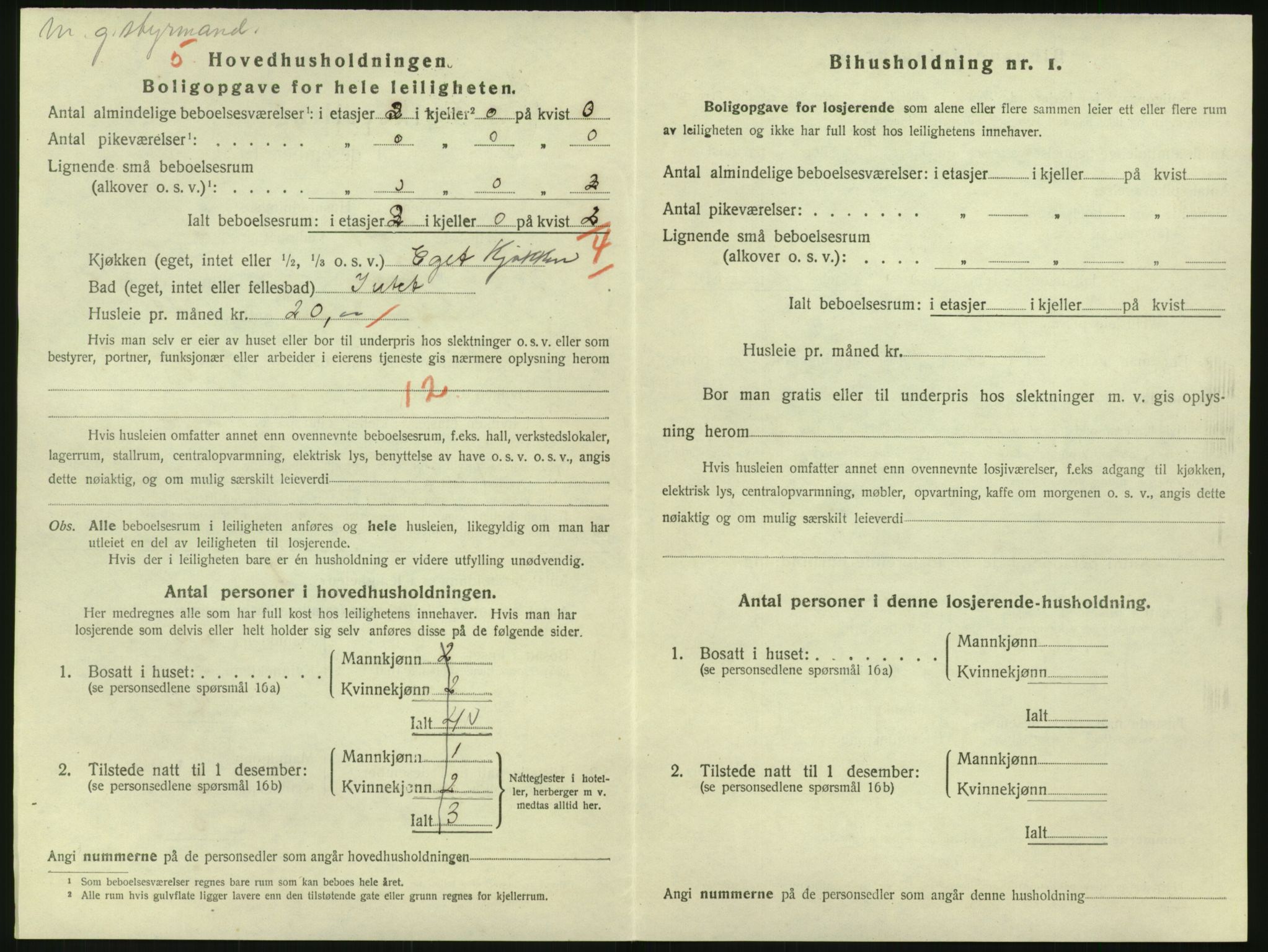 SAK, Folketelling 1920 for 0901 Risør kjøpstad, 1920, s. 1710