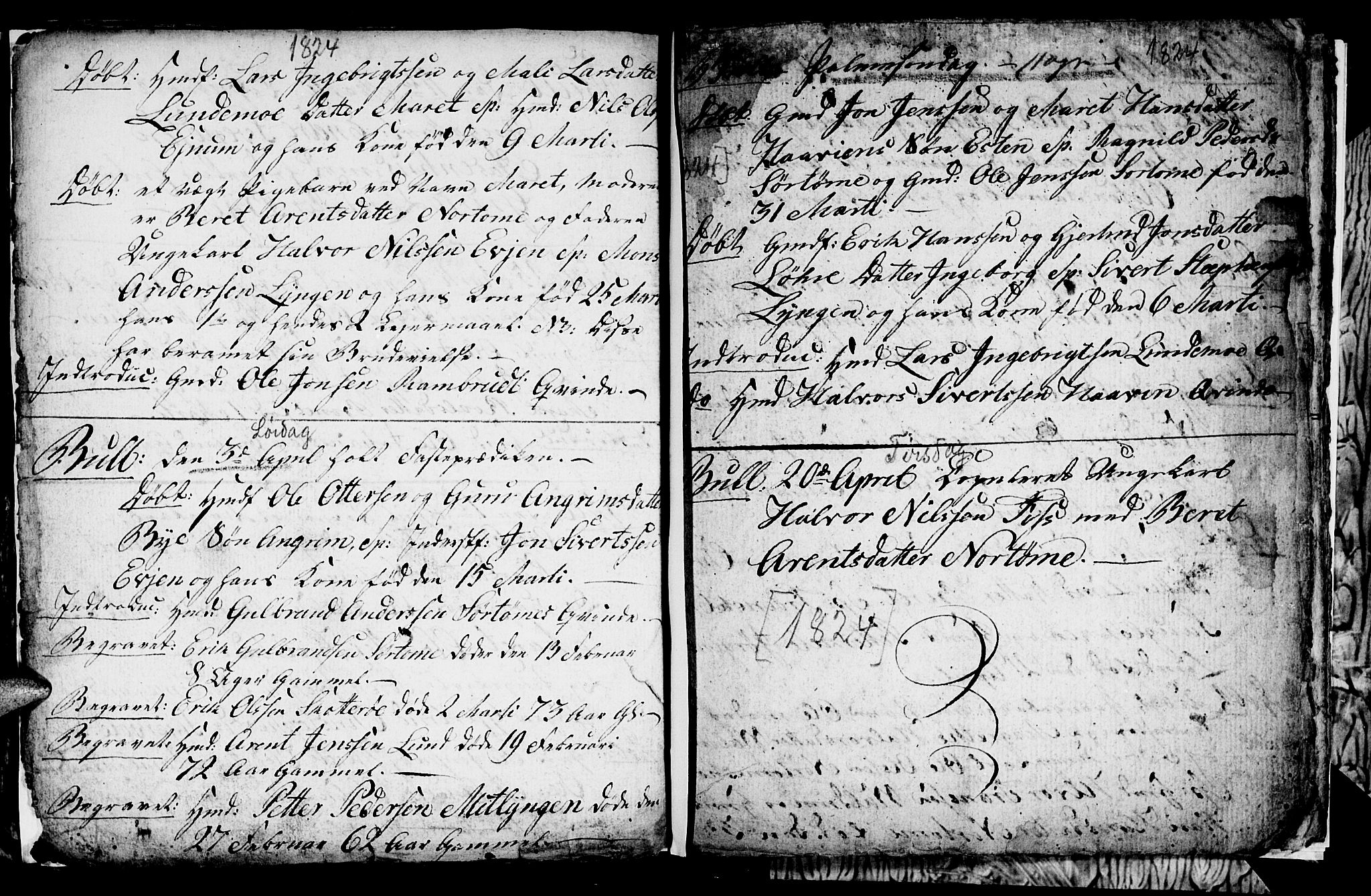 Ministerialprotokoller, klokkerbøker og fødselsregistre - Sør-Trøndelag, AV/SAT-A-1456/692/L1107: Klokkerbok nr. 692C02, 1809-1824