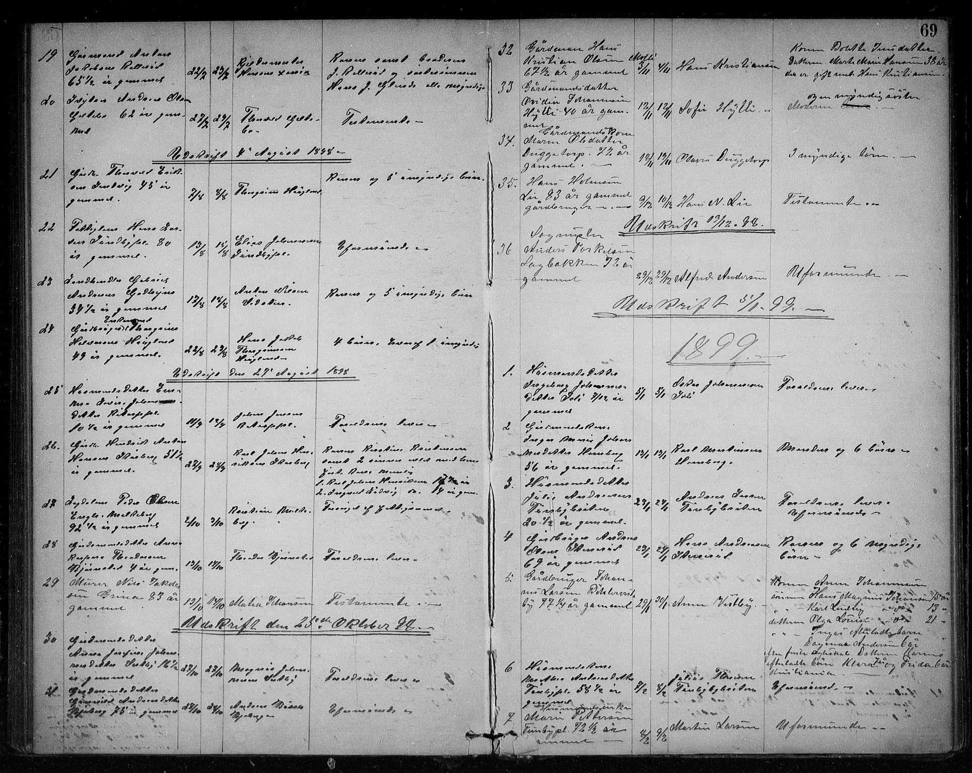 Spydeberg lensmannsarkiv, AV/SAO-A-10635/H/Ha/L0002: Dødsfallsprotokoll, 1868-1908, s. 68b-69a