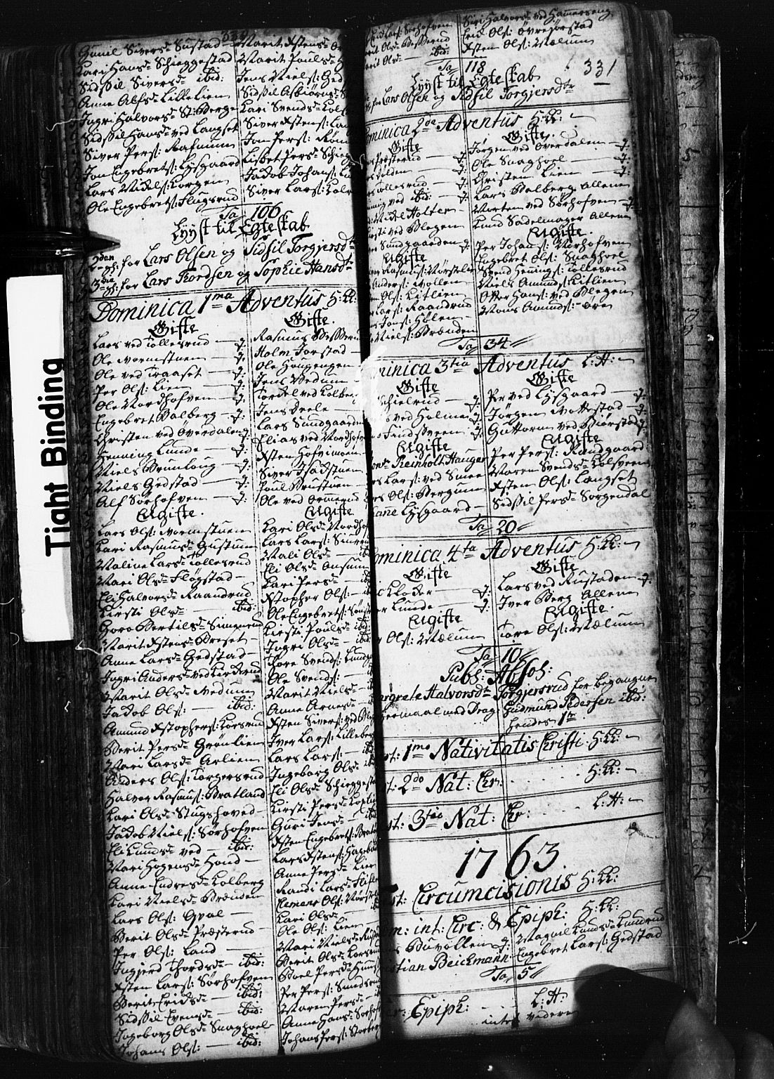 Fåberg prestekontor, AV/SAH-PREST-086/H/Ha/Hab/L0001: Klokkerbok nr. 1, 1727-1767, s. 330-331