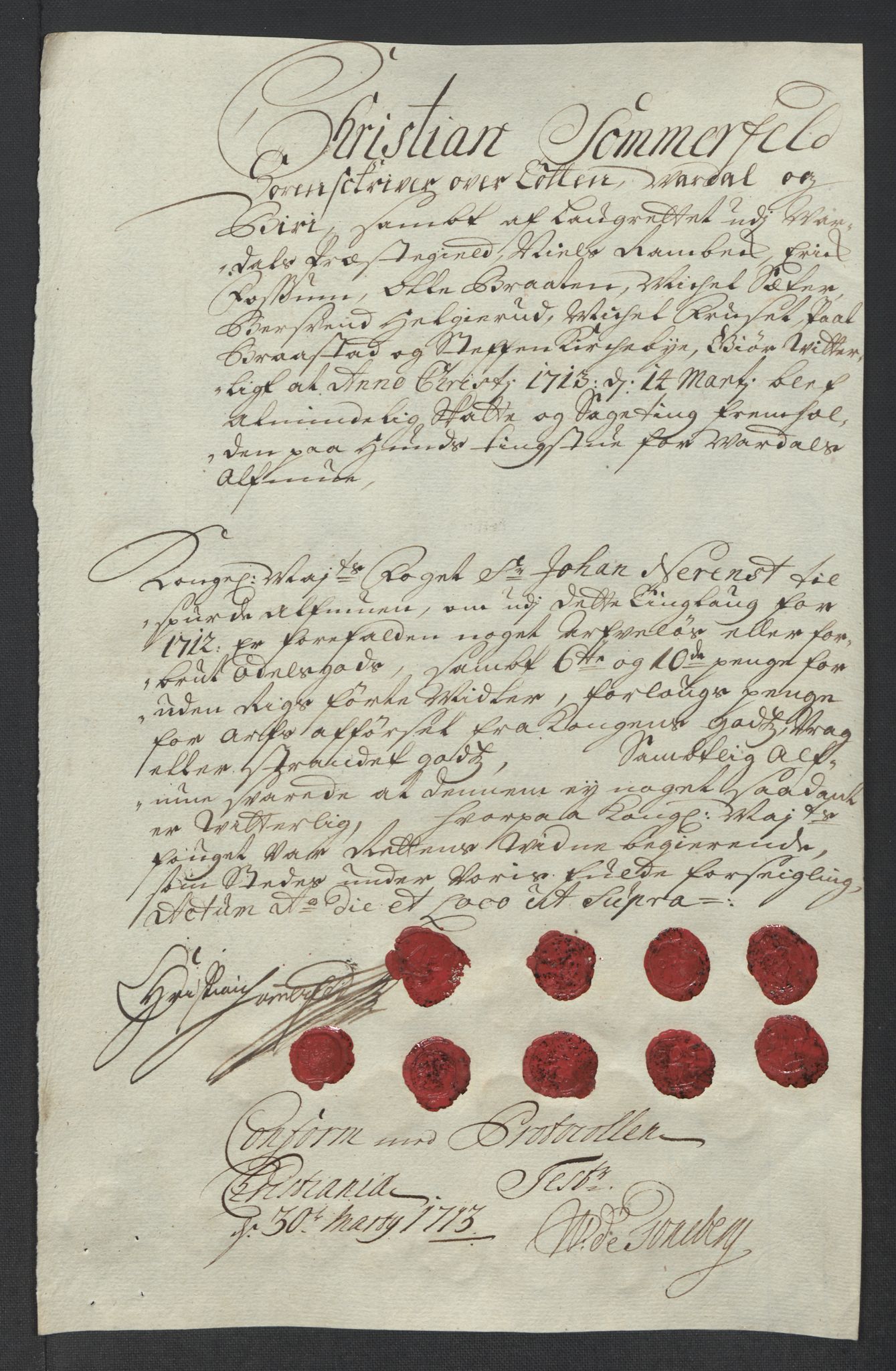 Rentekammeret inntil 1814, Reviderte regnskaper, Fogderegnskap, AV/RA-EA-4092/R18/L1309: Fogderegnskap Hadeland, Toten og Valdres, 1712, s. 313