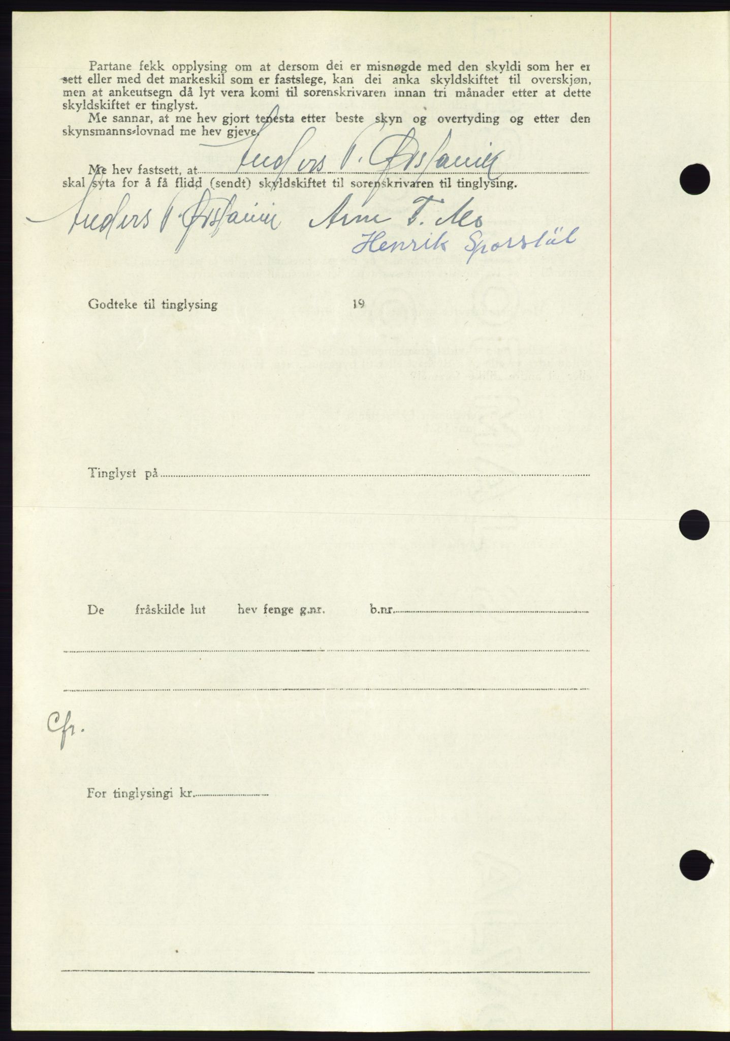 Søre Sunnmøre sorenskriveri, AV/SAT-A-4122/1/2/2C/L0083: Pantebok nr. 9A, 1948-1949, Dagboknr: 36/1949