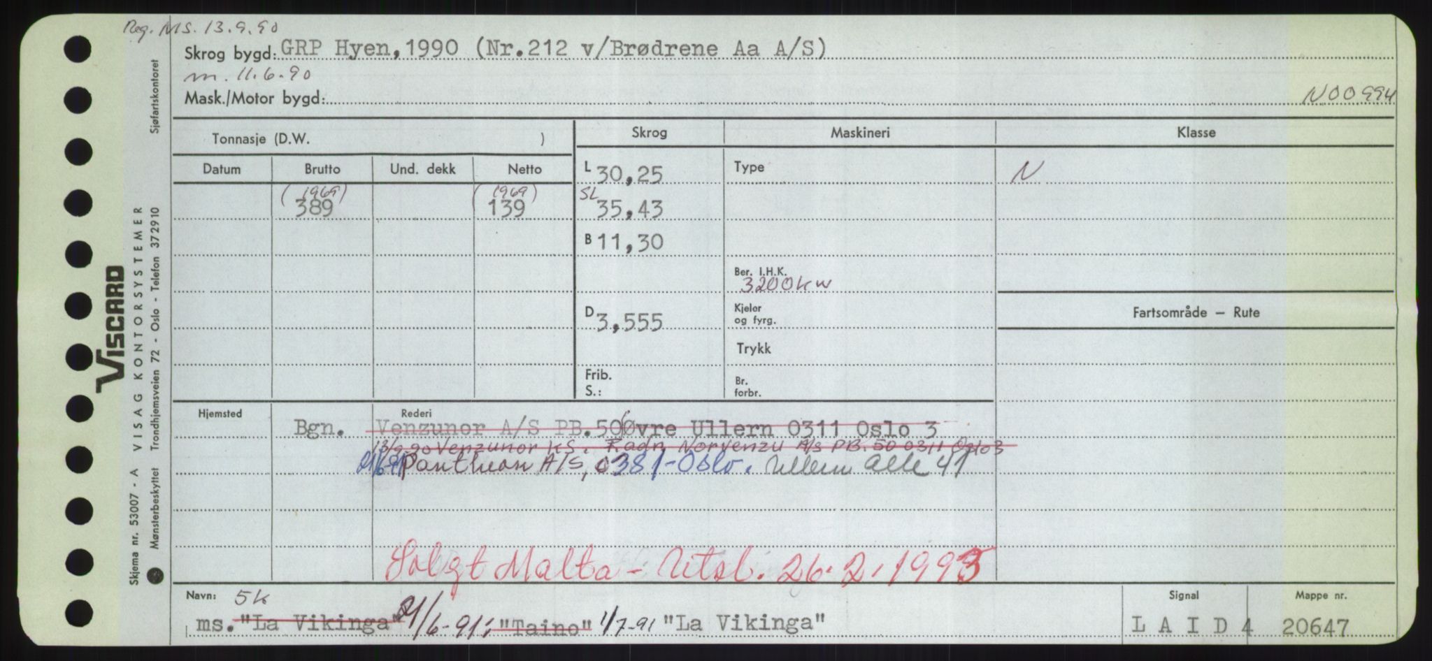 Sjøfartsdirektoratet med forløpere, Skipsmålingen, RA/S-1627/H/Hd/L0022: Fartøy, L-Lia, s. 37