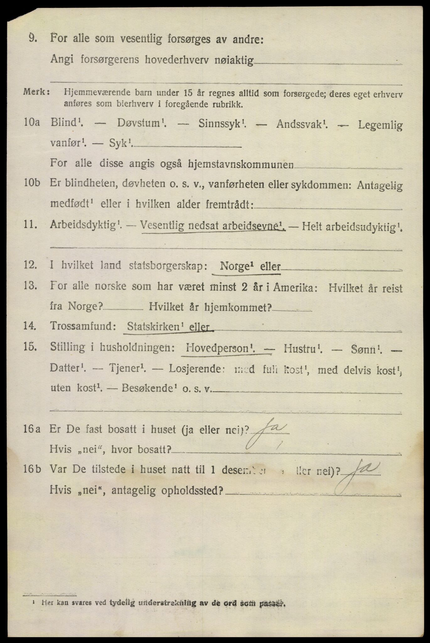 SAKO, Folketelling 1920 for 0824 Gransherad herred, 1920, s. 1423