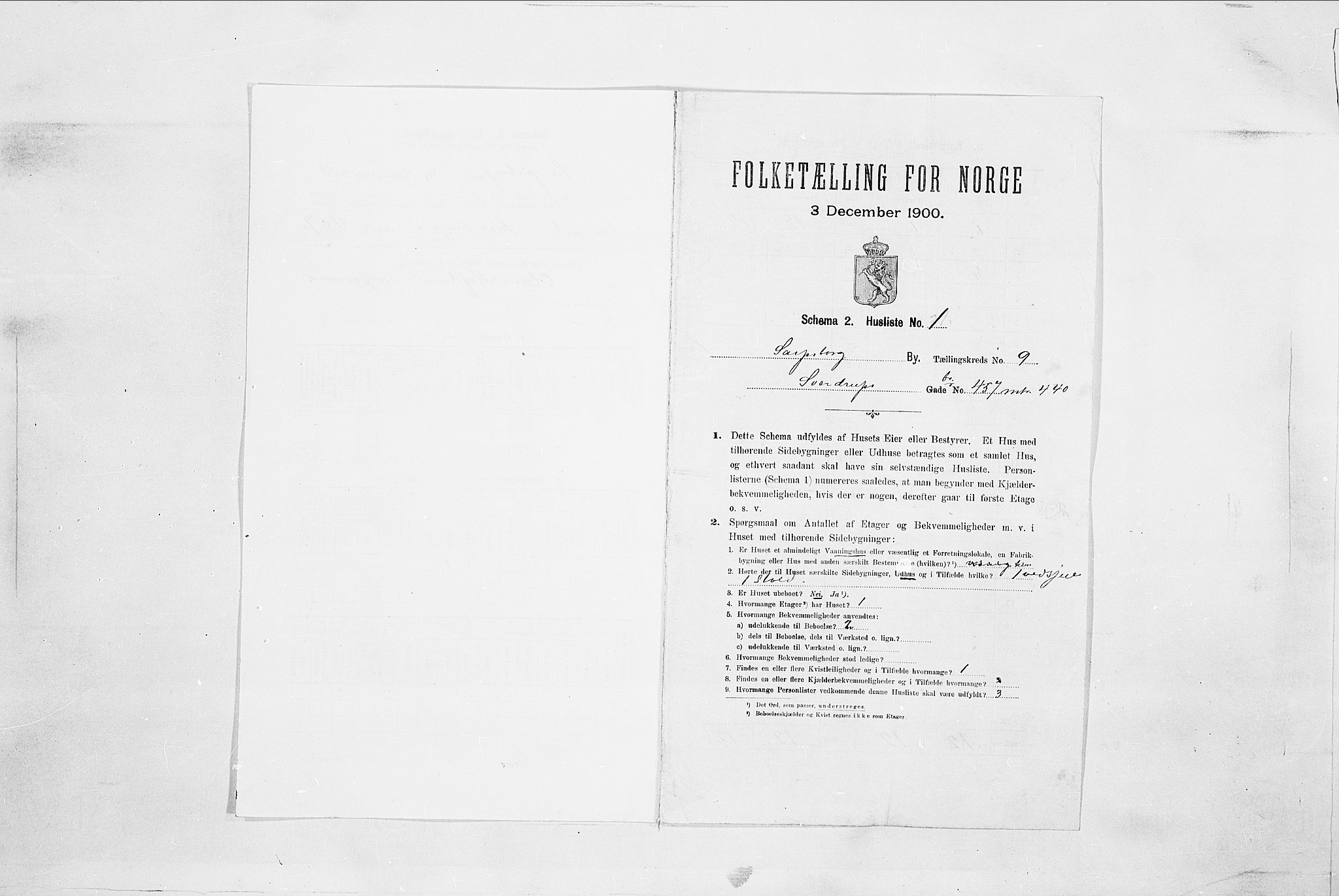 SAO, Folketelling 1900 for 0102 Sarpsborg kjøpstad, 1900, s. 2575