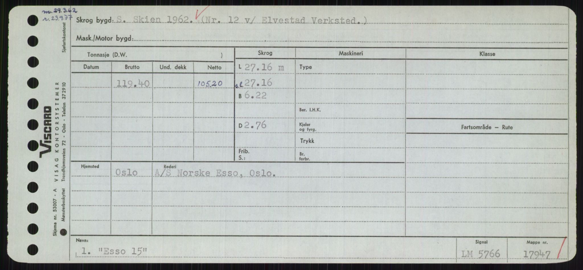 Sjøfartsdirektoratet med forløpere, Skipsmålingen, AV/RA-S-1627/H/Hc/L0001: Lektere, A-Y, s. 131