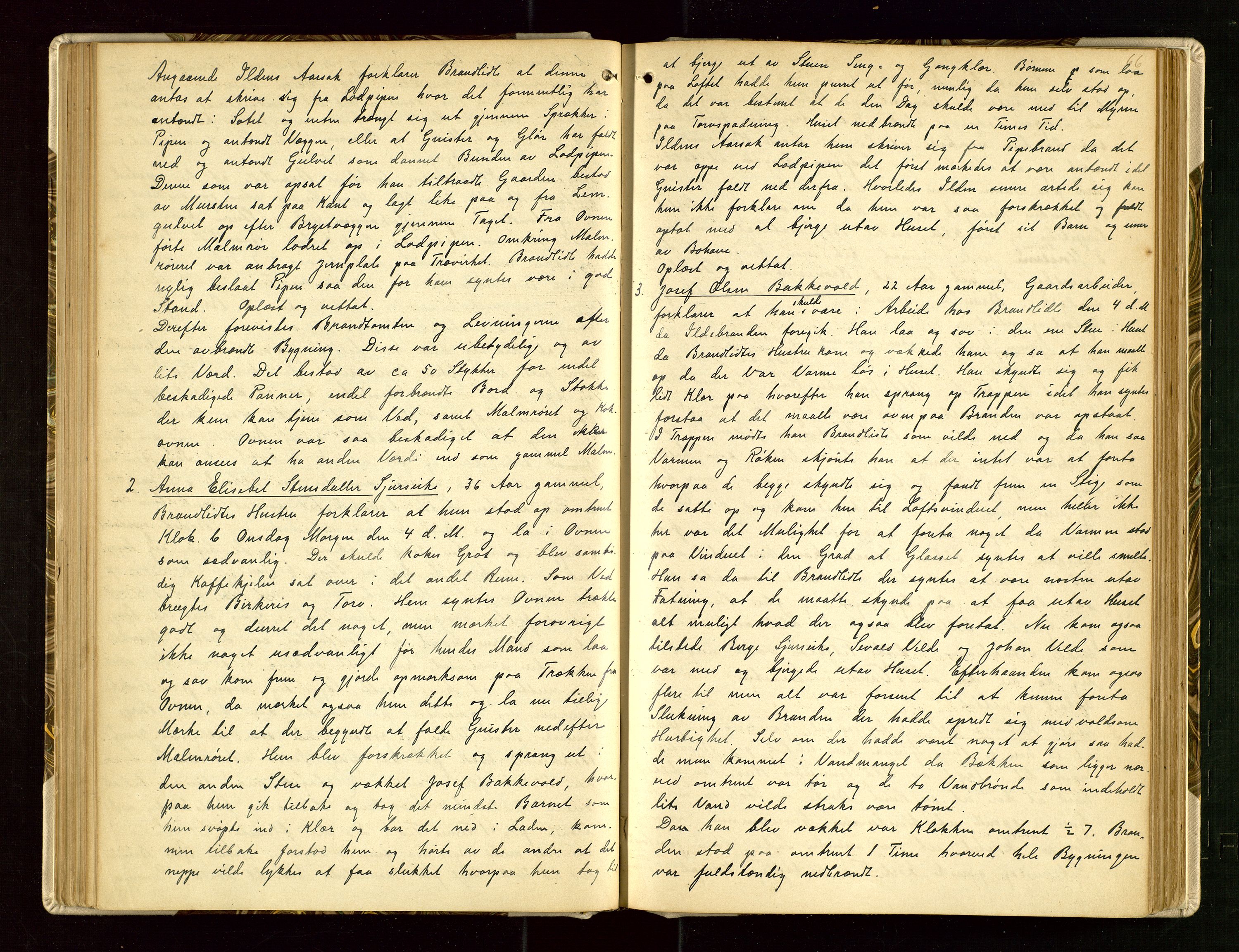 Skjold lensmannskontor, AV/SAST-A-100182/Goa/L0002: "Brandtaksasjons-Protokol for Skjolds Thinglag", 1890-1949, s. 65b-66a