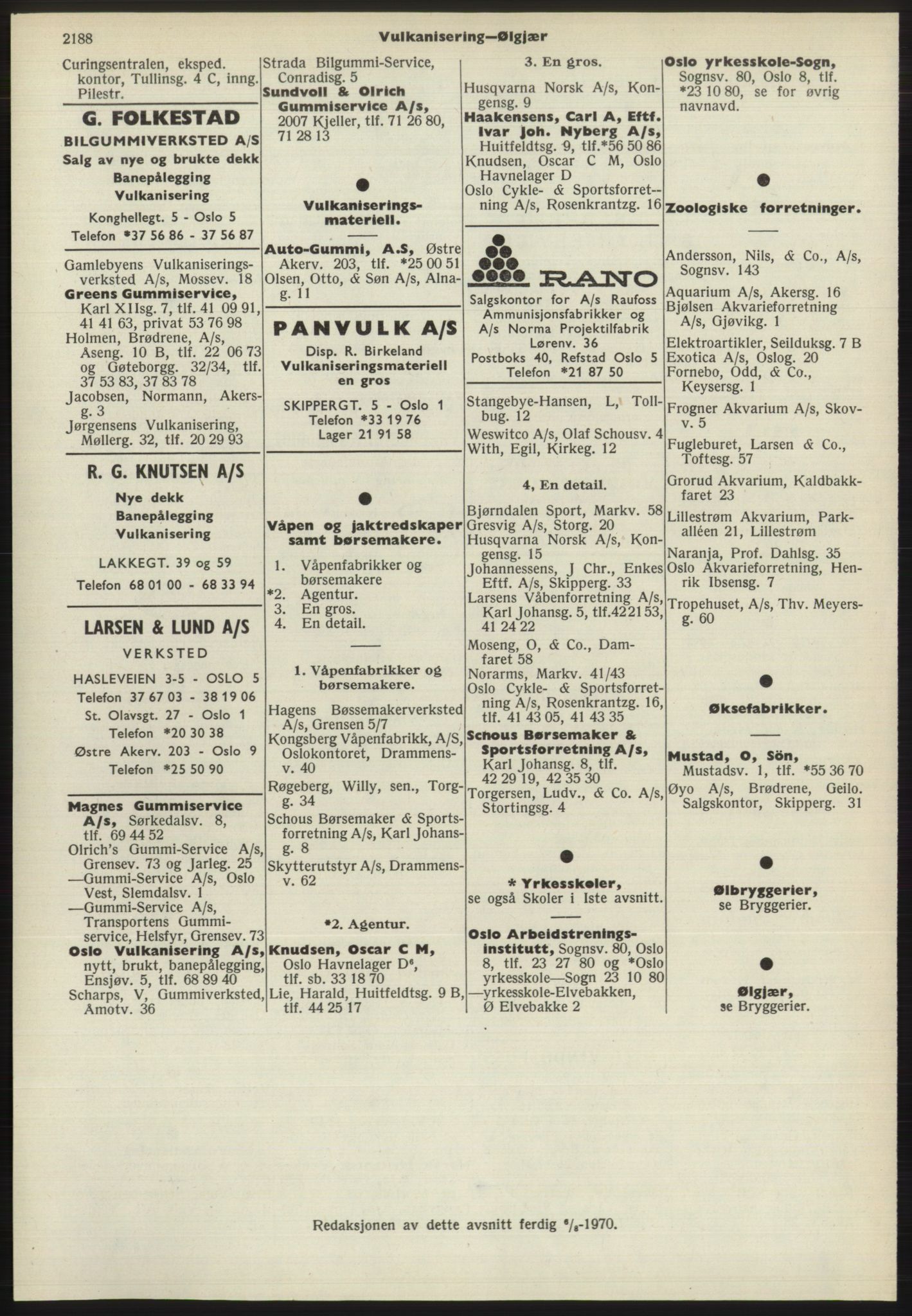 Kristiania/Oslo adressebok, PUBL/-, 1970-1971, s. 2188