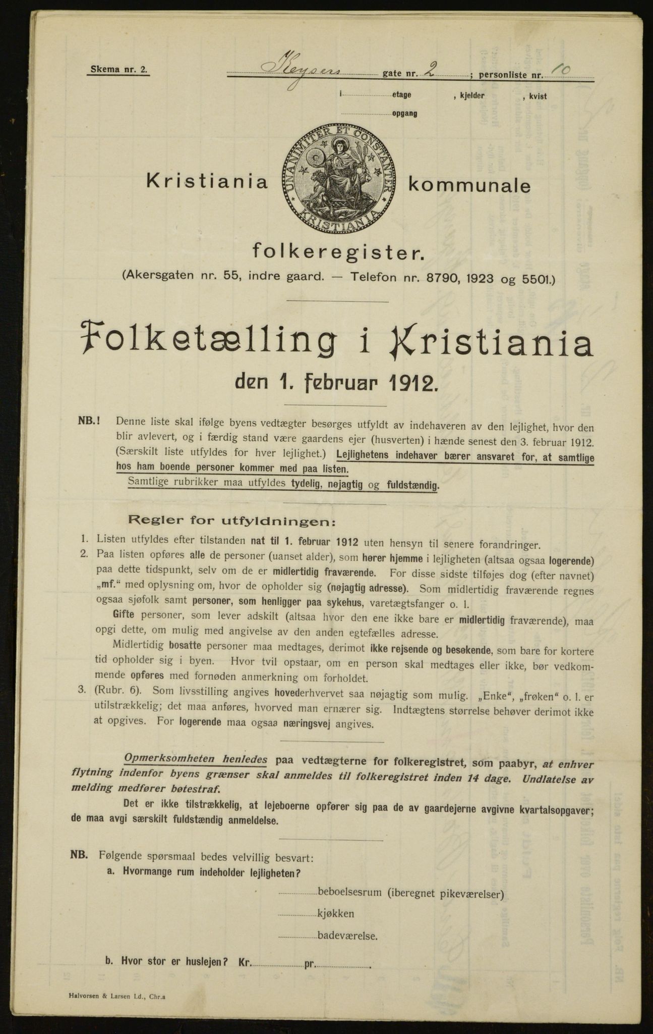 OBA, Kommunal folketelling 1.2.1912 for Kristiania, 1912, s. 49502