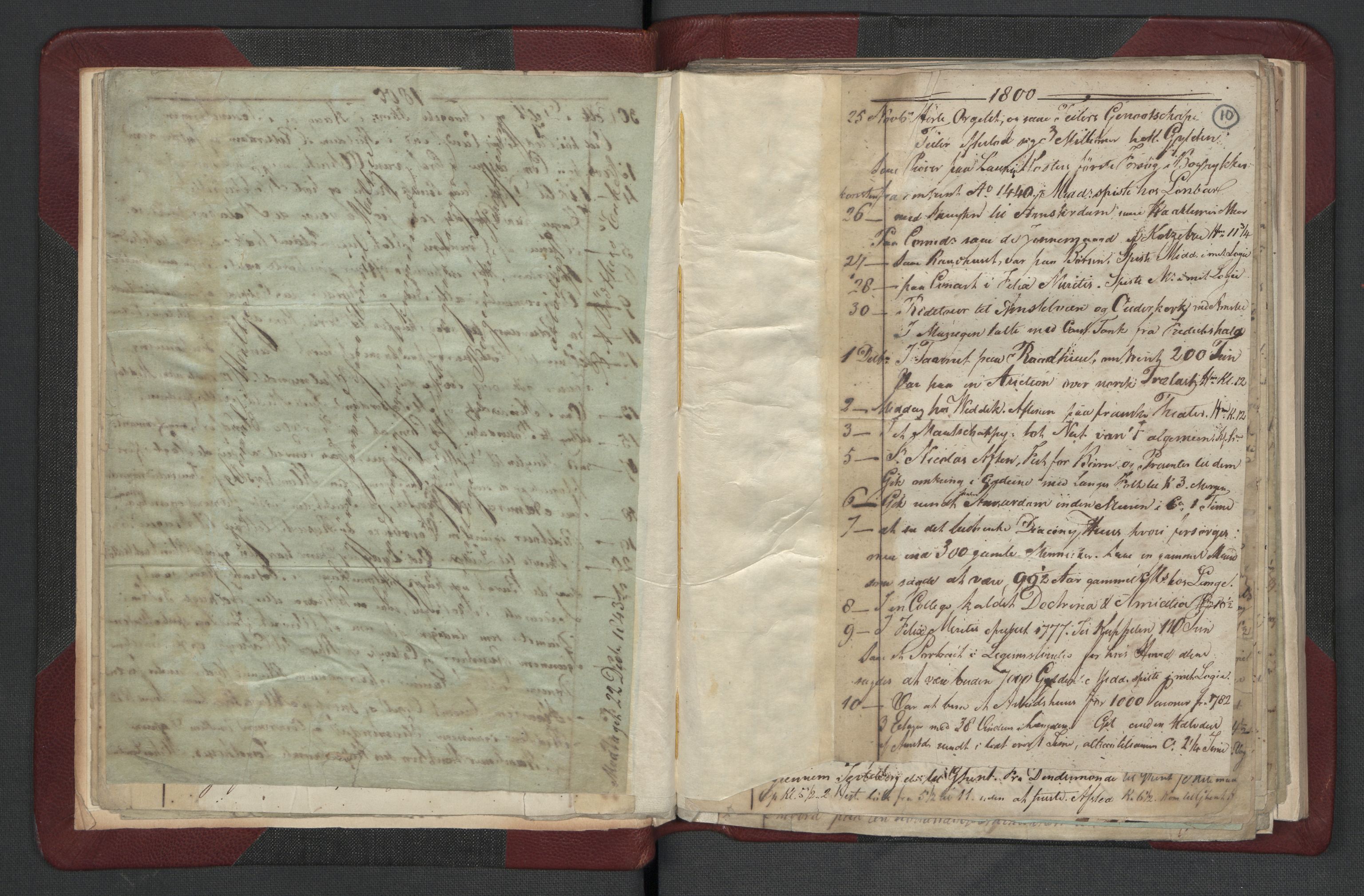 Meltzer, Fredrik, AV/RA-PA-0028/F/L0002: Dagbok, 1796-1808, s. 9b-10a