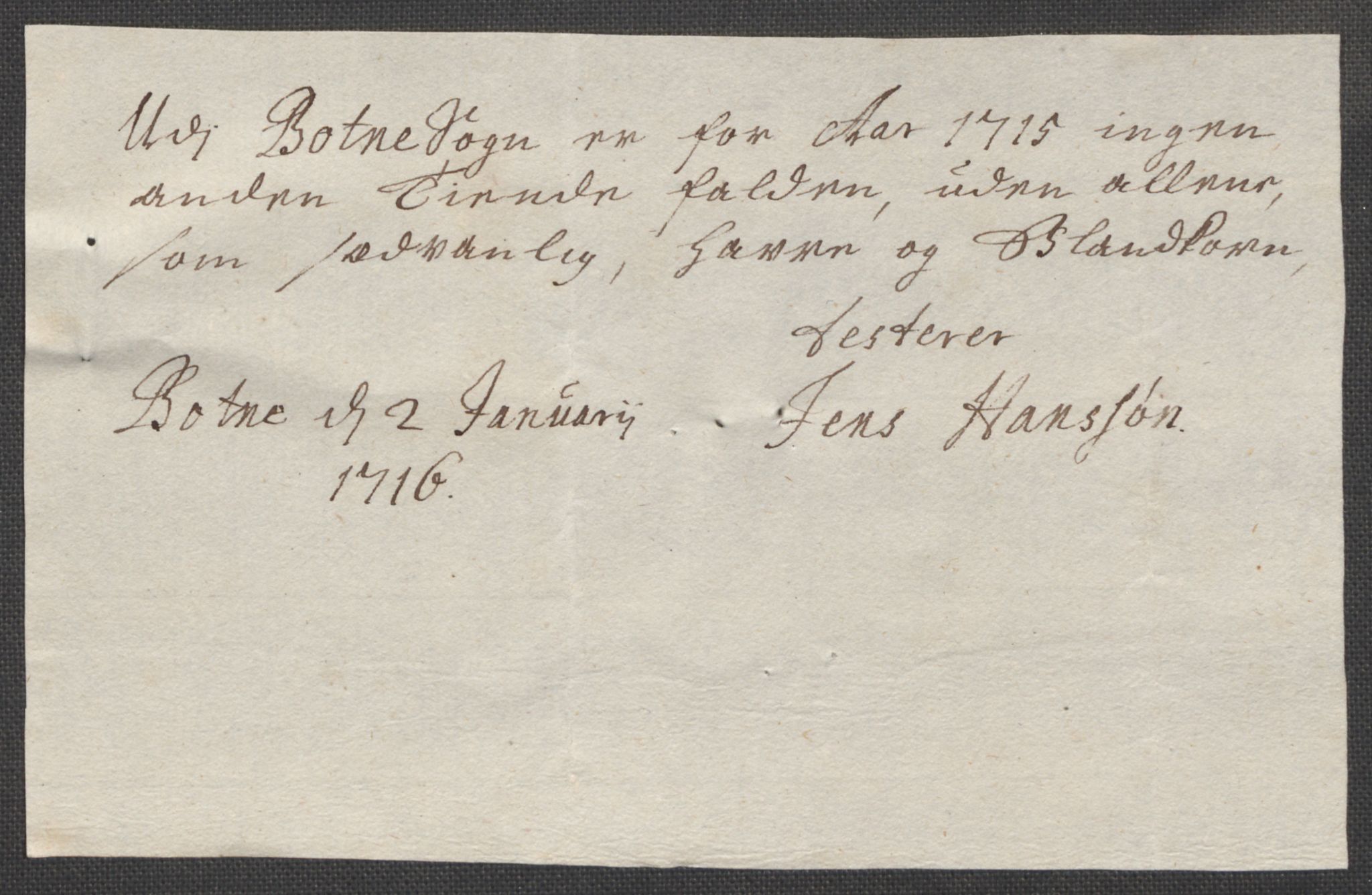 Rentekammeret inntil 1814, Reviderte regnskaper, Fogderegnskap, AV/RA-EA-4092/R32/L1879: Fogderegnskap Jarlsberg grevskap, 1714-1715, s. 359