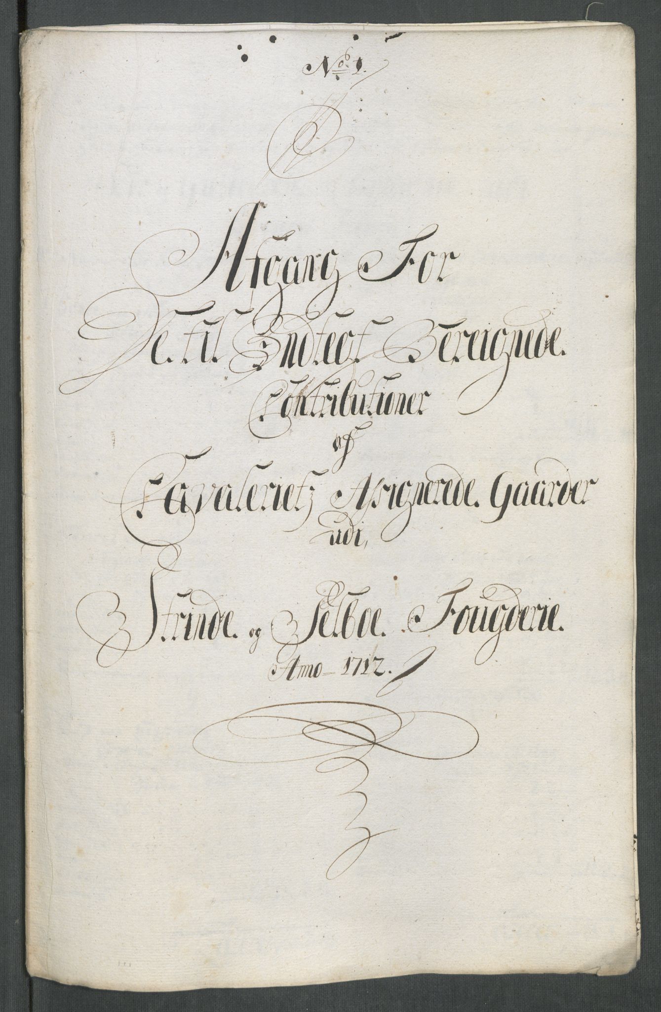 Rentekammeret inntil 1814, Reviderte regnskaper, Fogderegnskap, AV/RA-EA-4092/R61/L4113: Fogderegnskap Strinda og Selbu, 1712-1713, s. 203