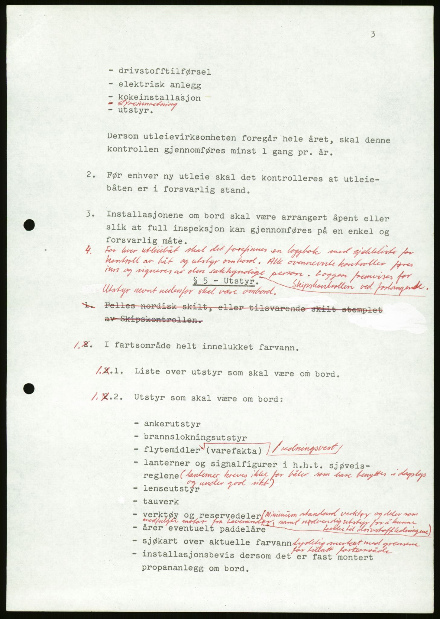 Sjøfartsdirektoratet med forløpere, generelt arkiv, AV/RA-S-1407/D/Du/Duc/L0642/0001: Skipskontrollen - Forskrifter / Forskrift om utleiebåter (2 mapper), 1978-1987, s. 293