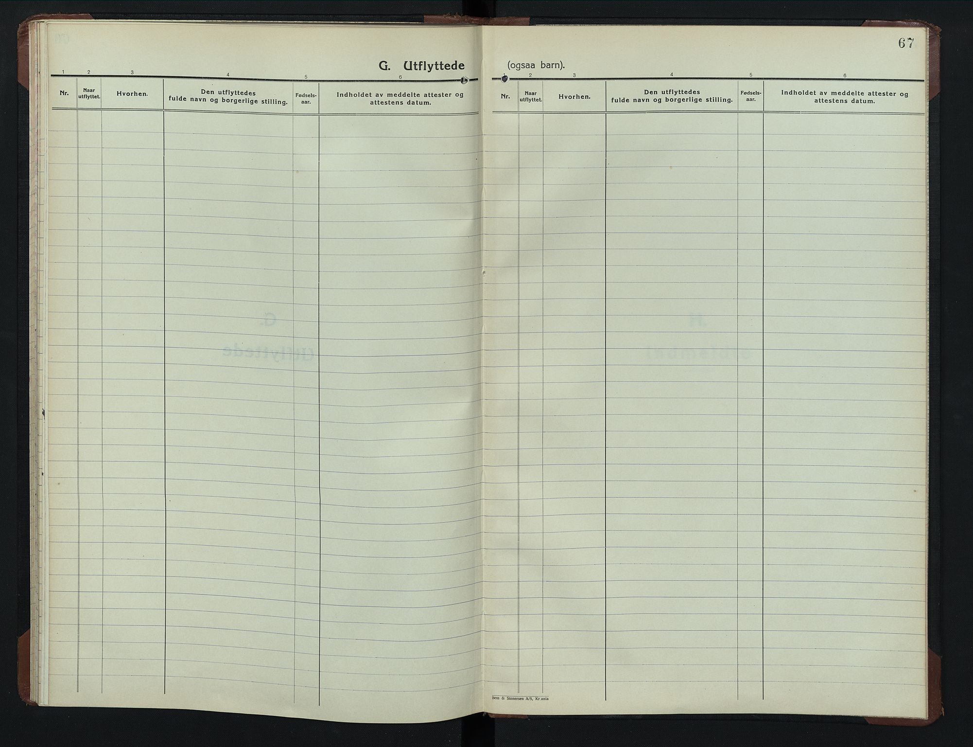 Sollia prestekontor, AV/SAH-PREST-050/H/Ha/Hab/L0003: Klokkerbok nr. 3, 1914-1949, s. 67