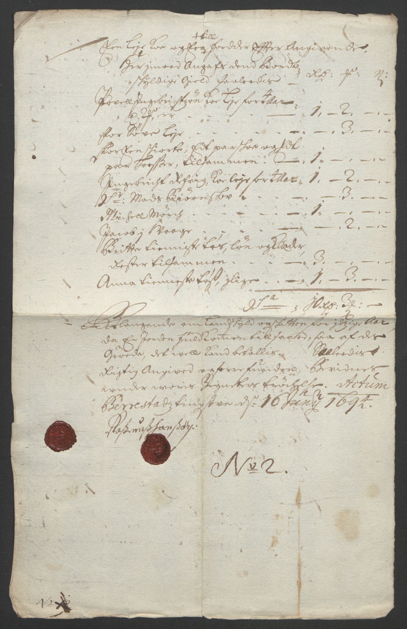 Rentekammeret inntil 1814, Reviderte regnskaper, Fogderegnskap, AV/RA-EA-4092/R53/L3421: Fogderegnskap Sunn- og Nordfjord, 1693-1694, s. 444