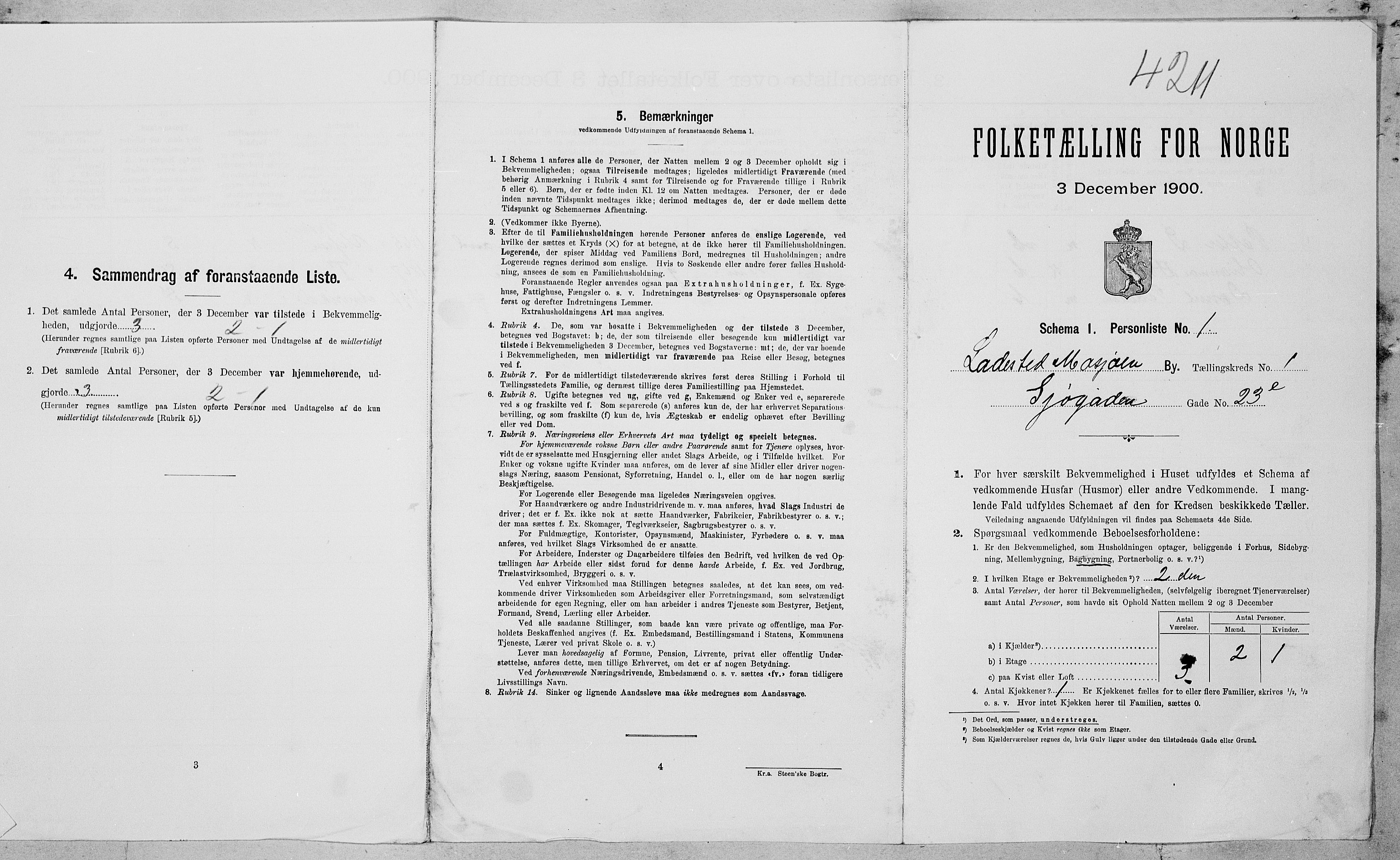 SAT, Folketelling 1900 for 1802 Mosjøen ladested, 1900, s. 128