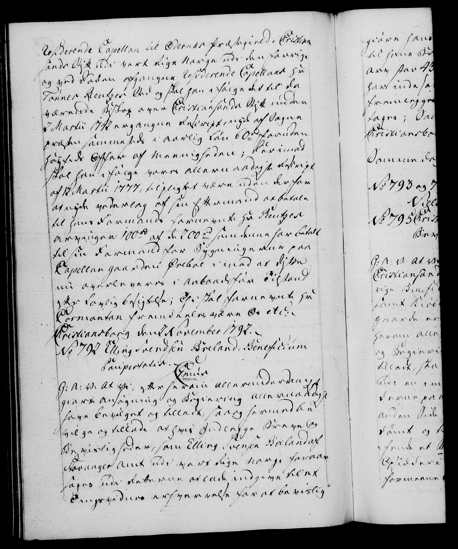 Danske Kanselli 1572-1799, RA/EA-3023/F/Fc/Fca/Fcaa/L0054: Norske registre, 1792-1793, s. 428b