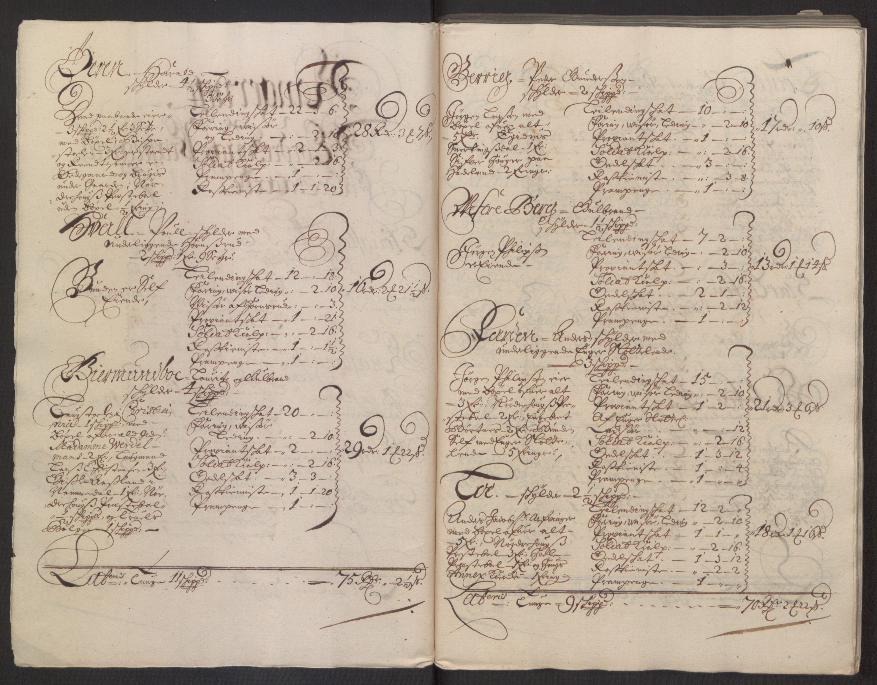 Rentekammeret inntil 1814, Reviderte regnskaper, Fogderegnskap, RA/EA-4092/R22/L1452: Fogderegnskap Ringerike, Hallingdal og Buskerud, 1695, s. 20