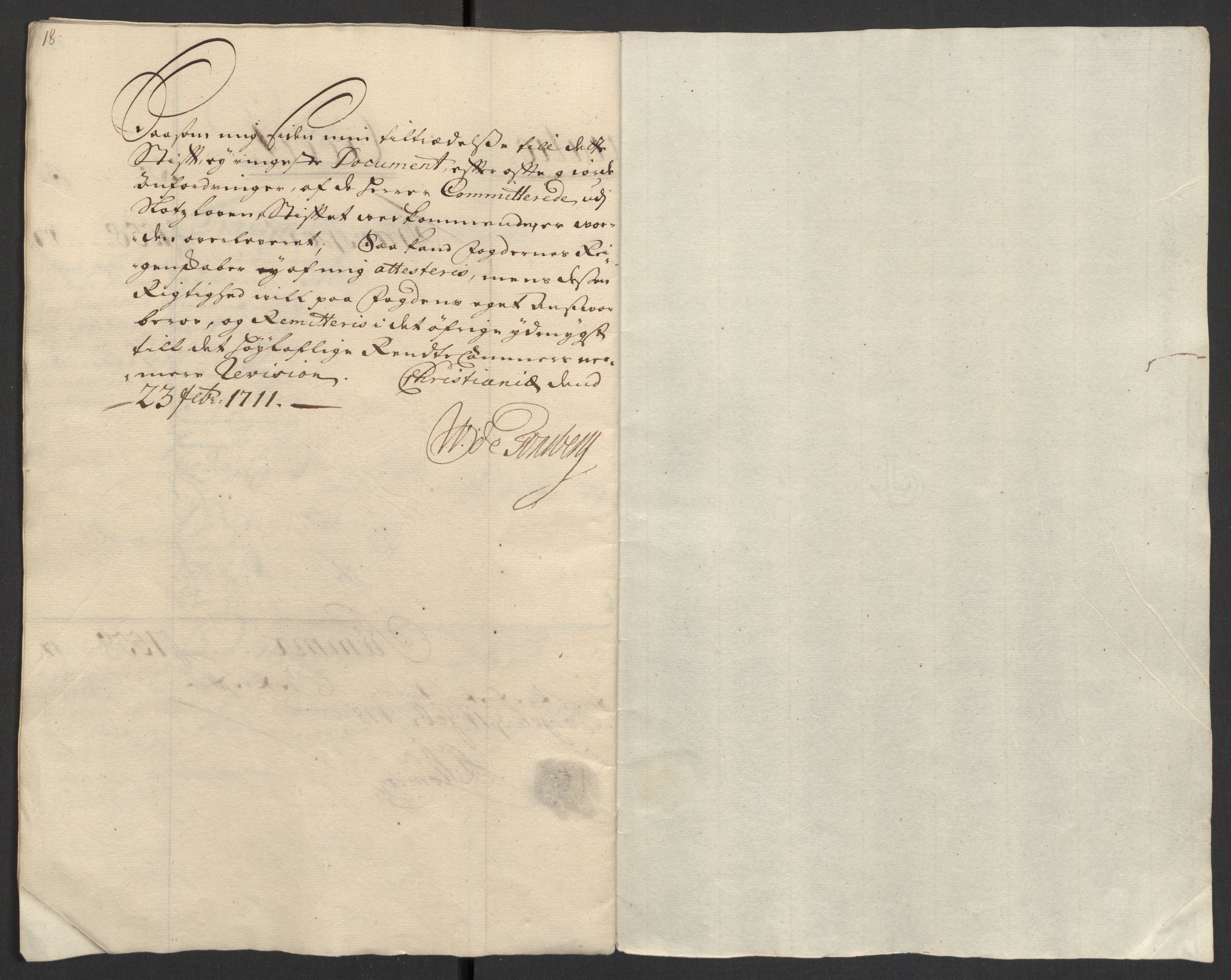 Rentekammeret inntil 1814, Reviderte regnskaper, Fogderegnskap, AV/RA-EA-4092/R11/L0592: Fogderegnskap Nedre Romerike, 1710-1711, s. 12