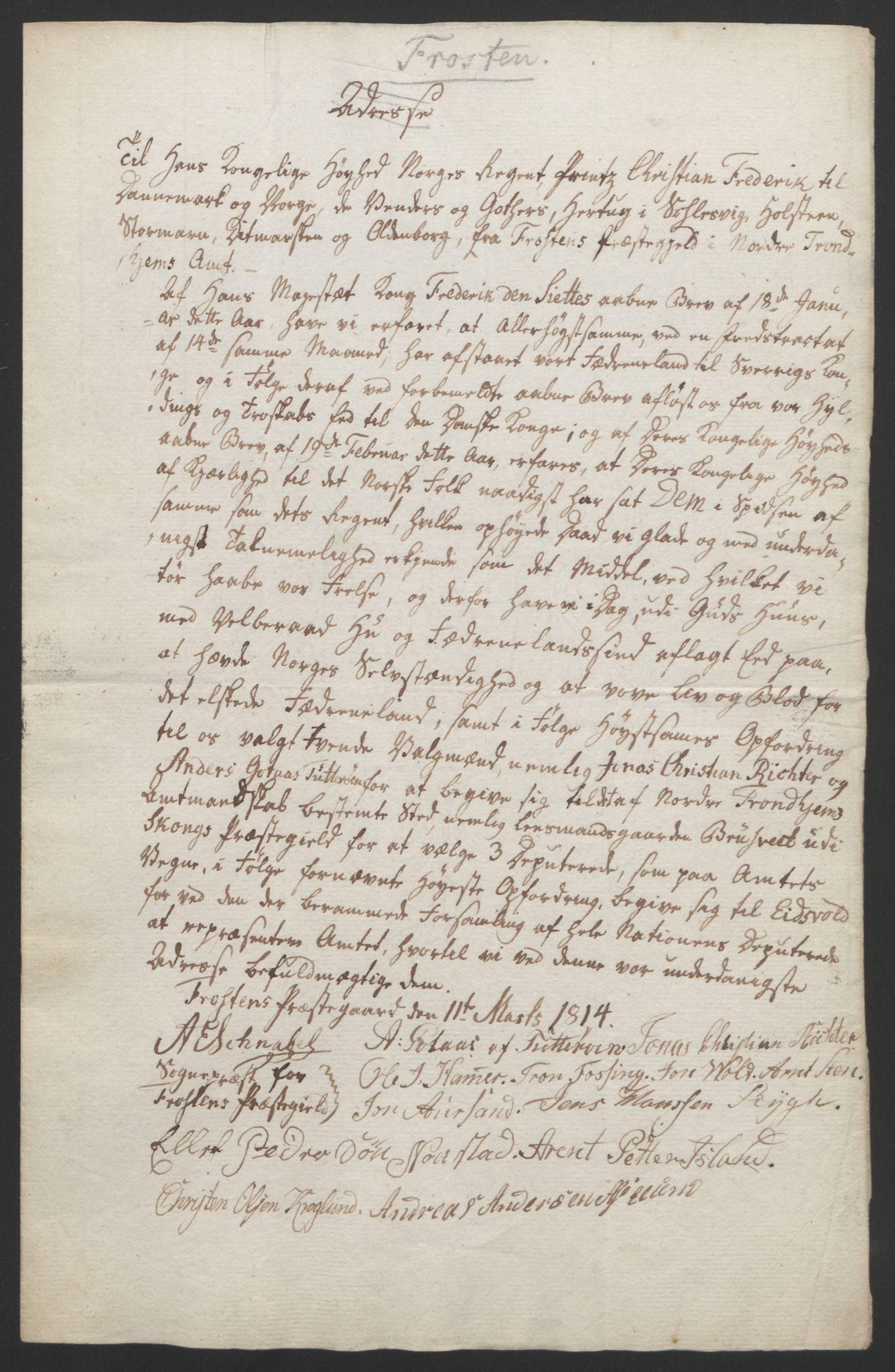 Statsrådssekretariatet, AV/RA-S-1001/D/Db/L0008: Fullmakter for Eidsvollsrepresentantene i 1814. , 1814, s. 469