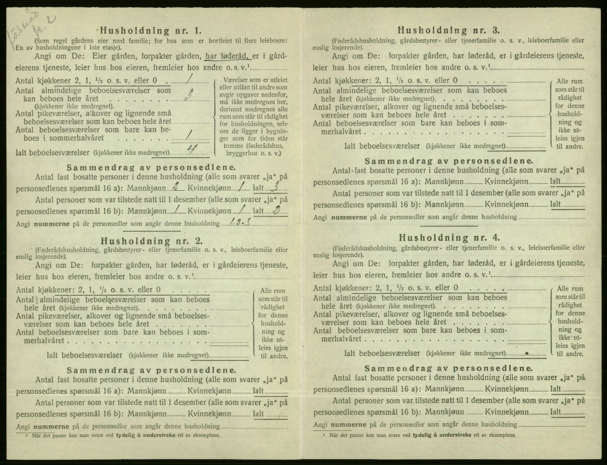 SAB, Folketelling 1920 for 1235 Voss herred, 1920, s. 2694