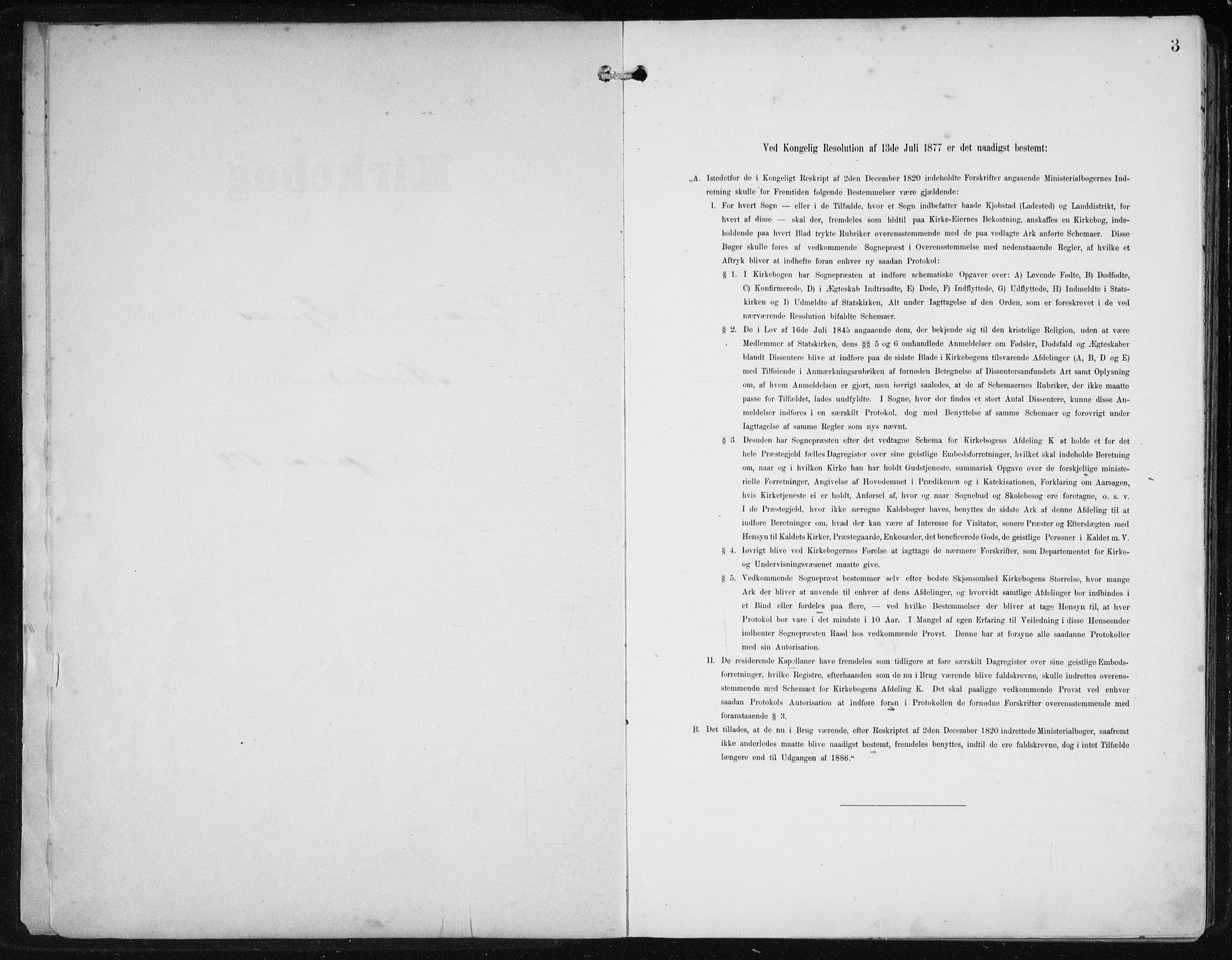 Fjell sokneprestembete, SAB/A-75301/H/Haa: Ministerialbok nr. A  9, 1899-1910, s. 3