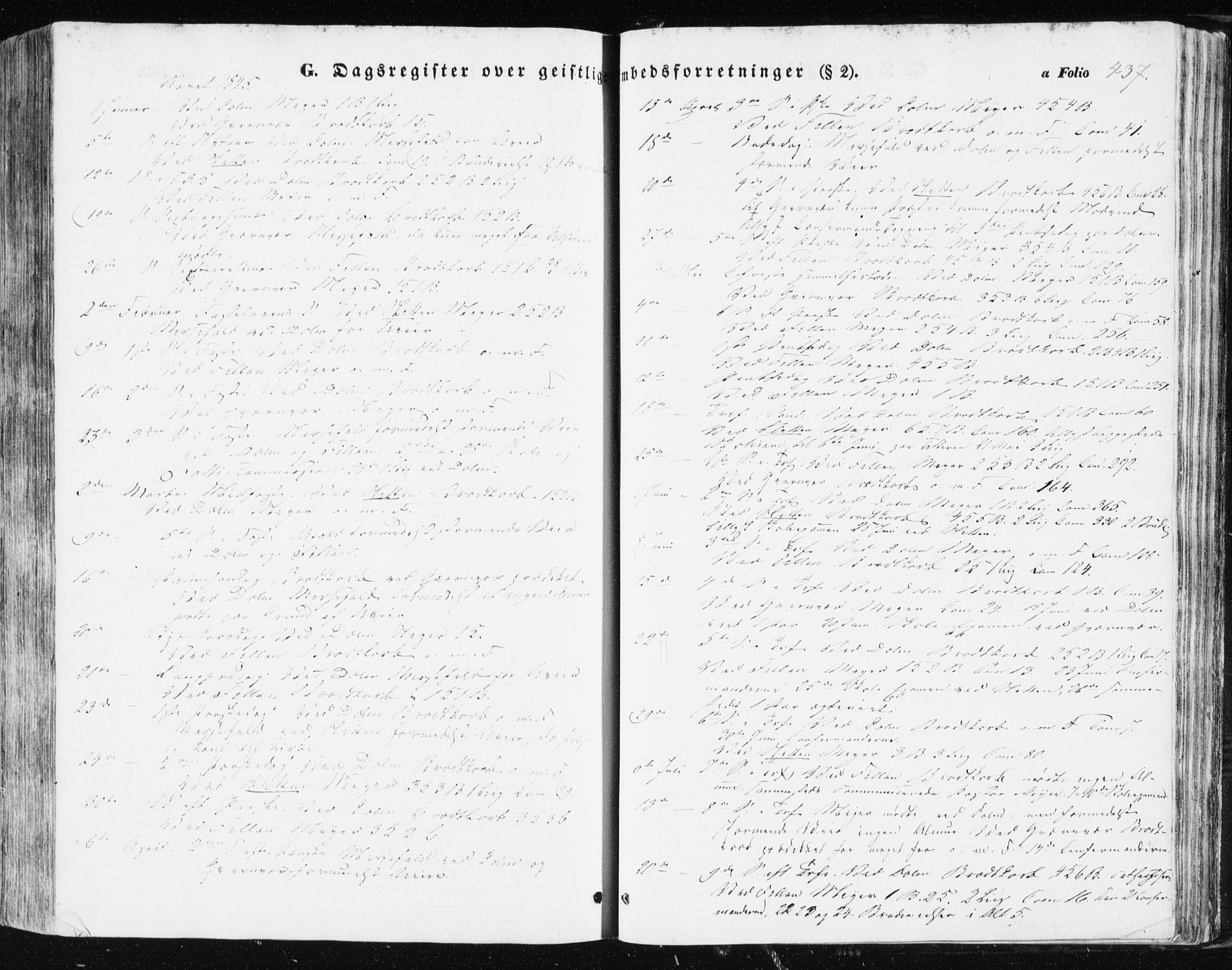 Ministerialprotokoller, klokkerbøker og fødselsregistre - Sør-Trøndelag, SAT/A-1456/634/L0529: Ministerialbok nr. 634A05, 1843-1851, s. 437
