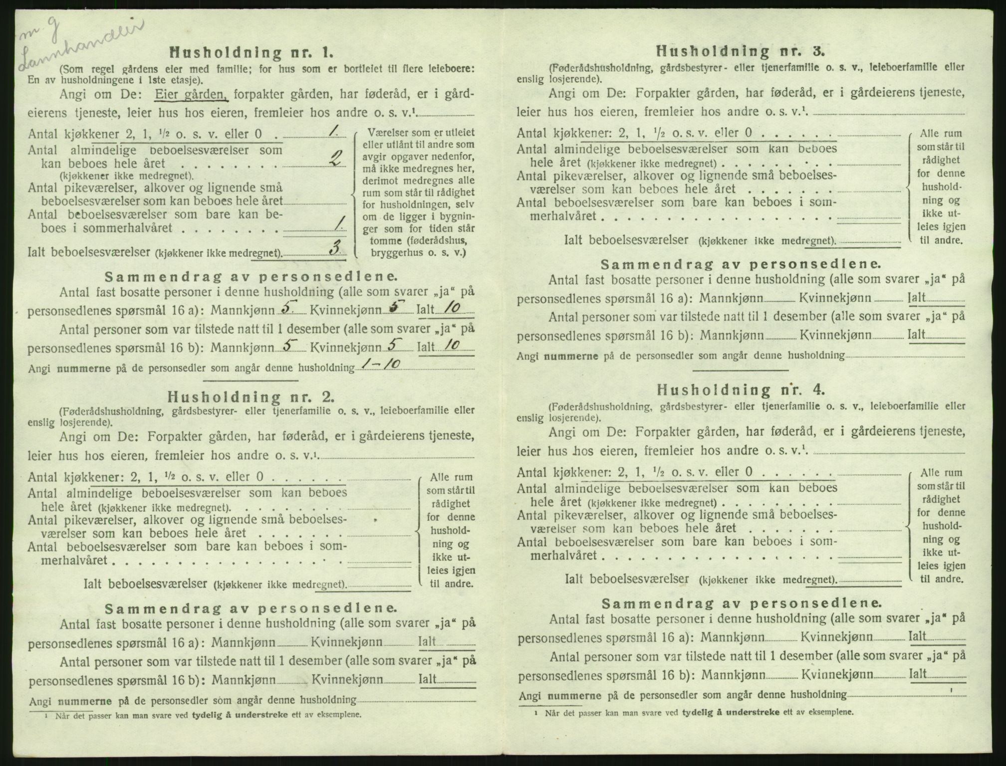 SAH, Folketelling 1920 for 0428 Trysil herred, 1920, s. 98