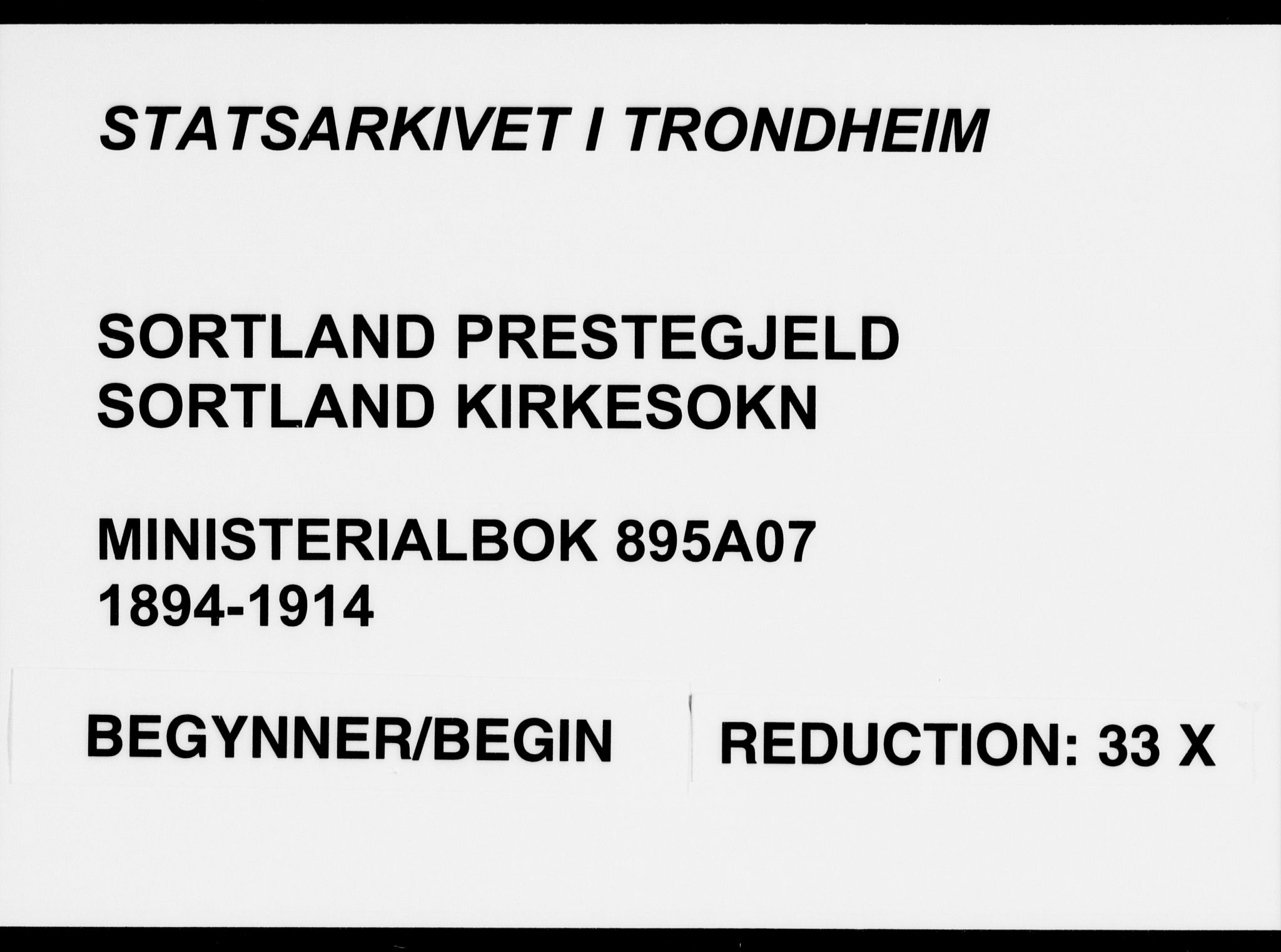 Ministerialprotokoller, klokkerbøker og fødselsregistre - Nordland, SAT/A-1459/895/L1372: Ministerialbok nr. 895A07, 1894-1914