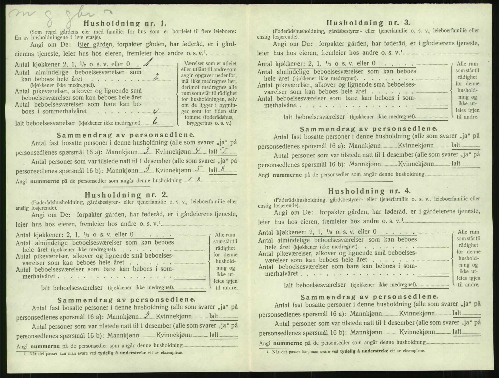 SAT, Folketelling 1920 for 1554 Bremsnes herred, 1920, s. 1172