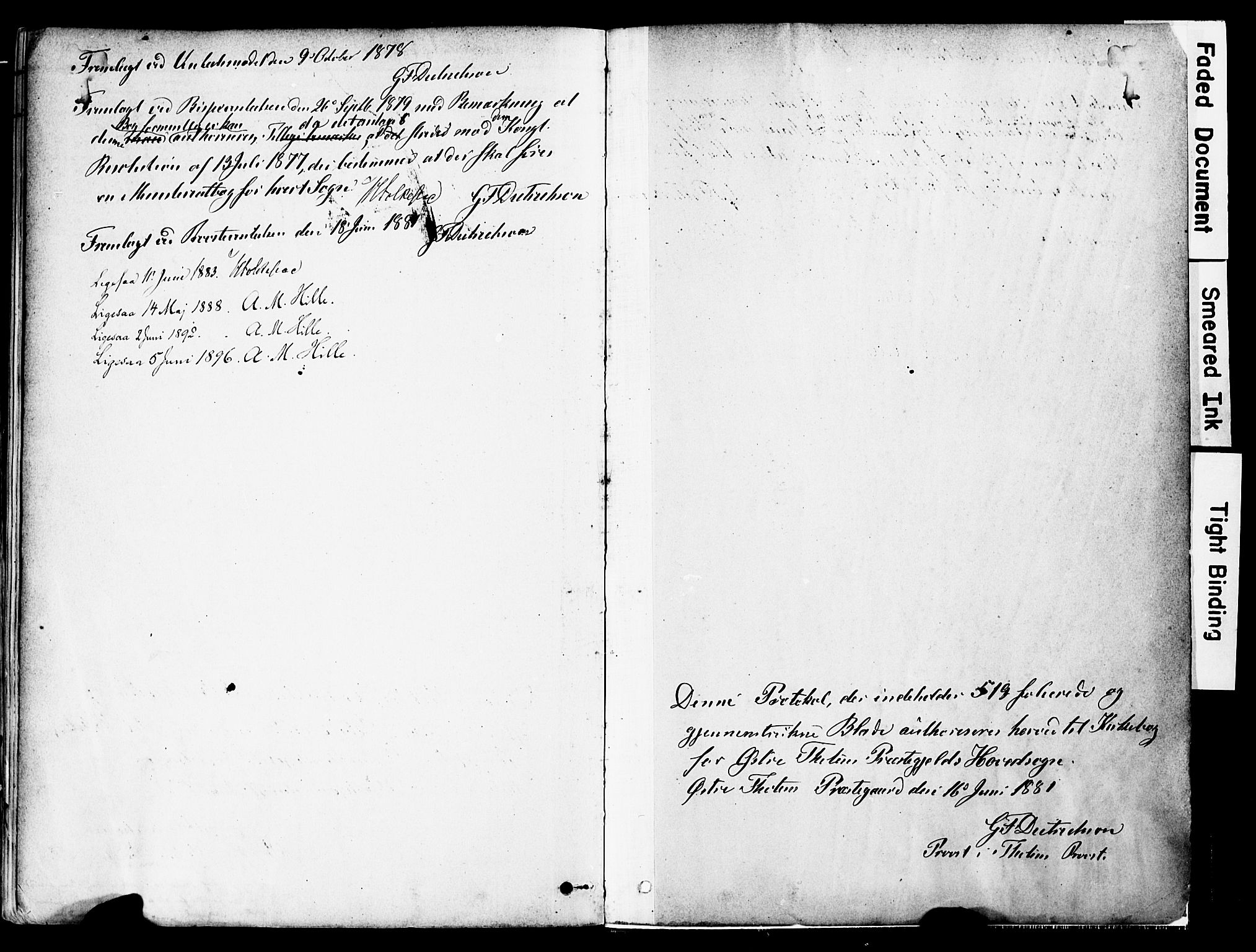 Østre Toten prestekontor, AV/SAH-PREST-104/H/Ha/Haa/L0006: Ministerialbok nr. 6 /2, 1878-1880