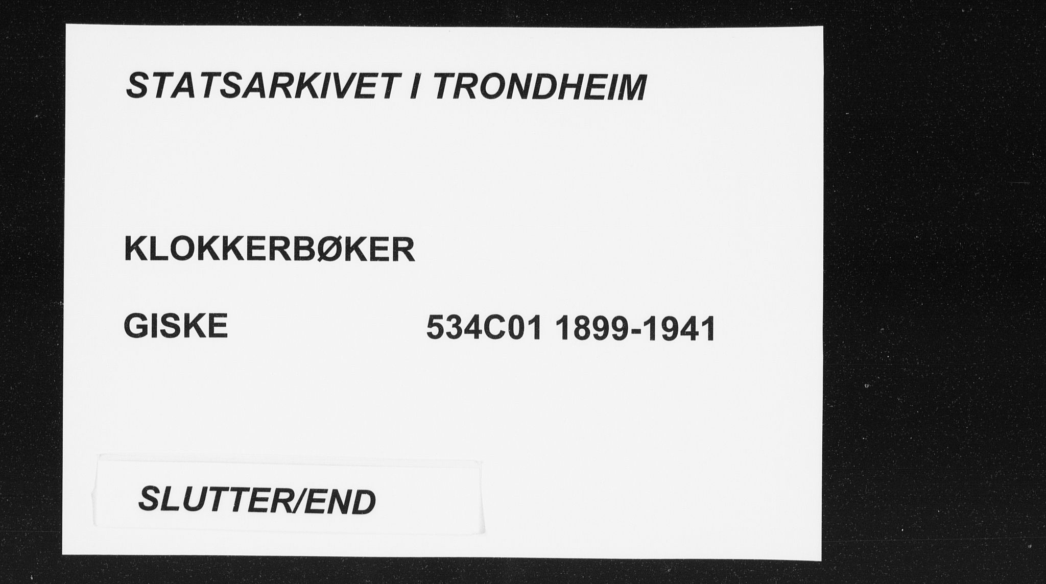 Ministerialprotokoller, klokkerbøker og fødselsregistre - Møre og Romsdal, AV/SAT-A-1454/534/L0489: Klokkerbok nr. 534C01, 1899-1941