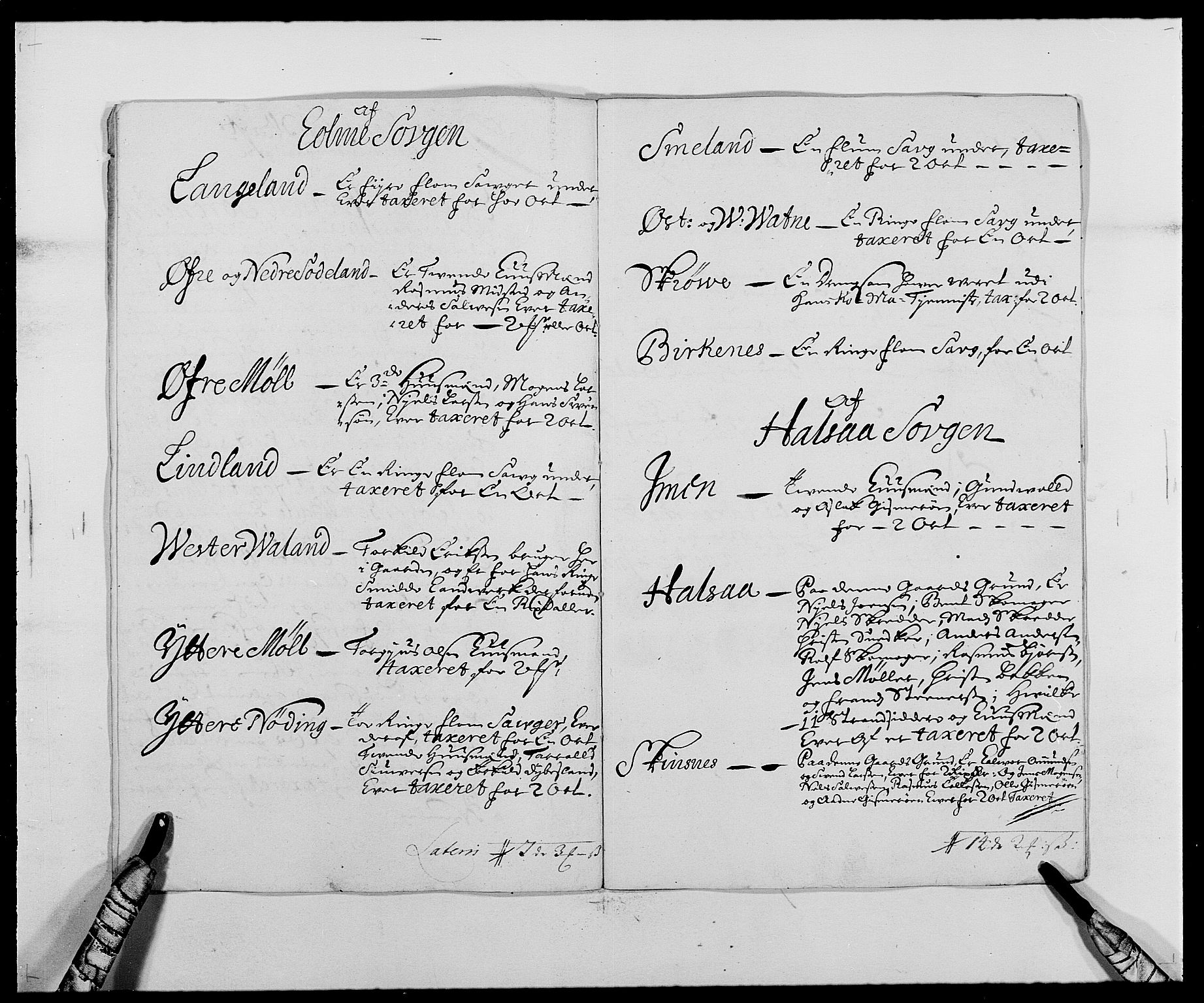 Rentekammeret inntil 1814, Reviderte regnskaper, Fogderegnskap, RA/EA-4092/R42/L2542: Mandal fogderi, 1685-1687, s. 135