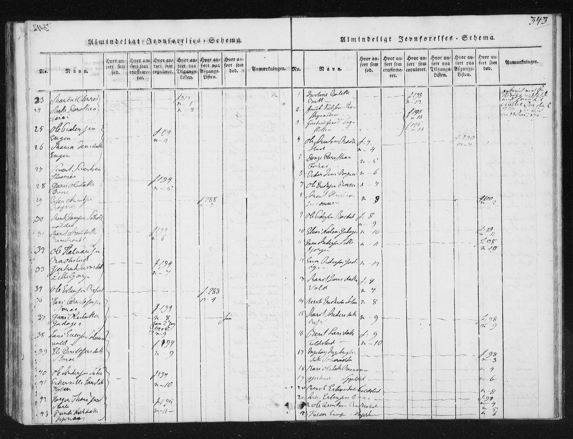 Ministerialprotokoller, klokkerbøker og fødselsregistre - Sør-Trøndelag, SAT/A-1456/687/L0996: Ministerialbok nr. 687A04, 1816-1842, s. 343