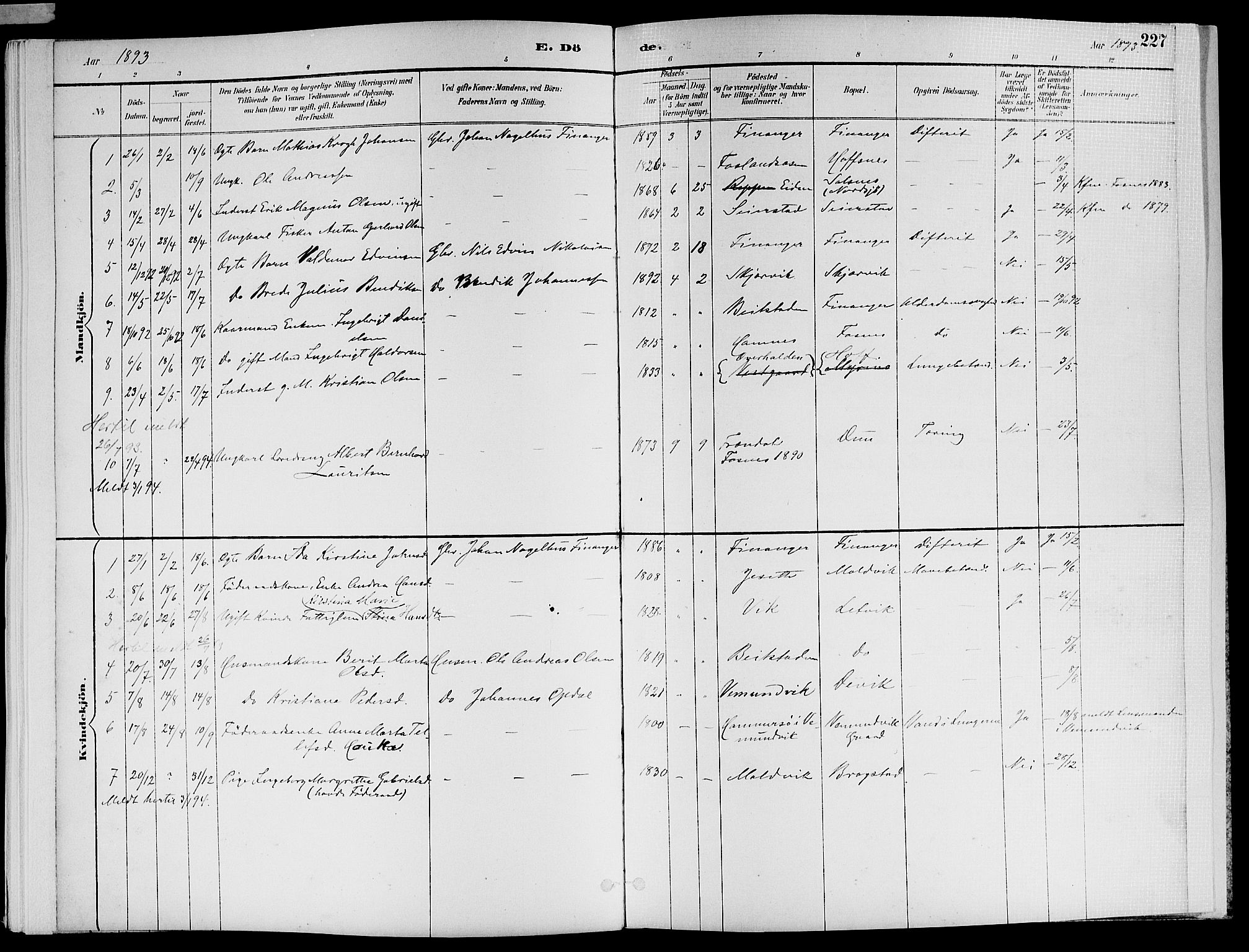 Ministerialprotokoller, klokkerbøker og fødselsregistre - Nord-Trøndelag, SAT/A-1458/773/L0617: Ministerialbok nr. 773A08, 1887-1910, s. 227