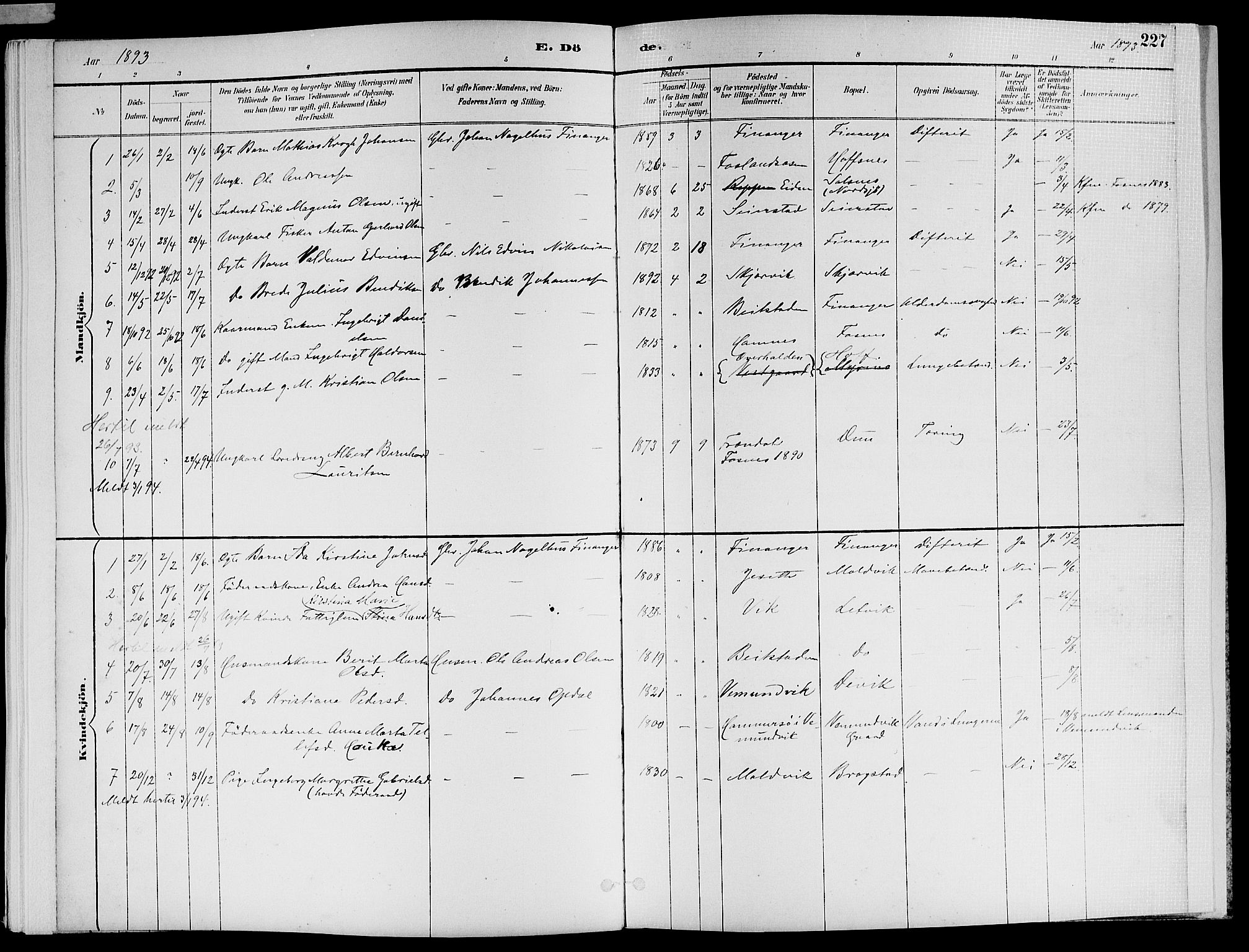 Ministerialprotokoller, klokkerbøker og fødselsregistre - Nord-Trøndelag, AV/SAT-A-1458/773/L0617: Ministerialbok nr. 773A08, 1887-1910, s. 227