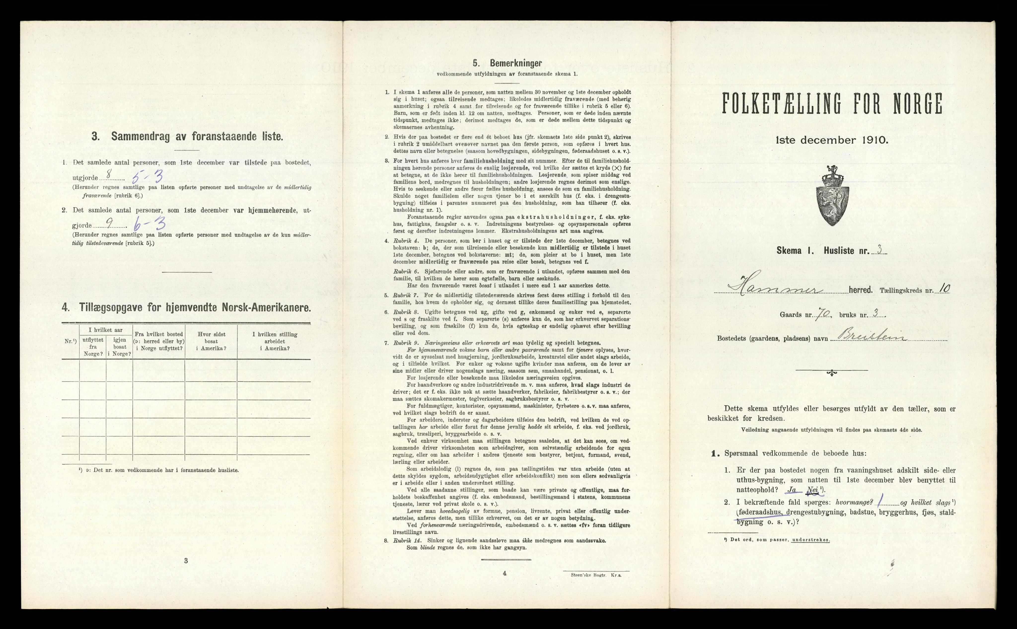 RA, Folketelling 1910 for 1254 Hamre herred, 1910, s. 794