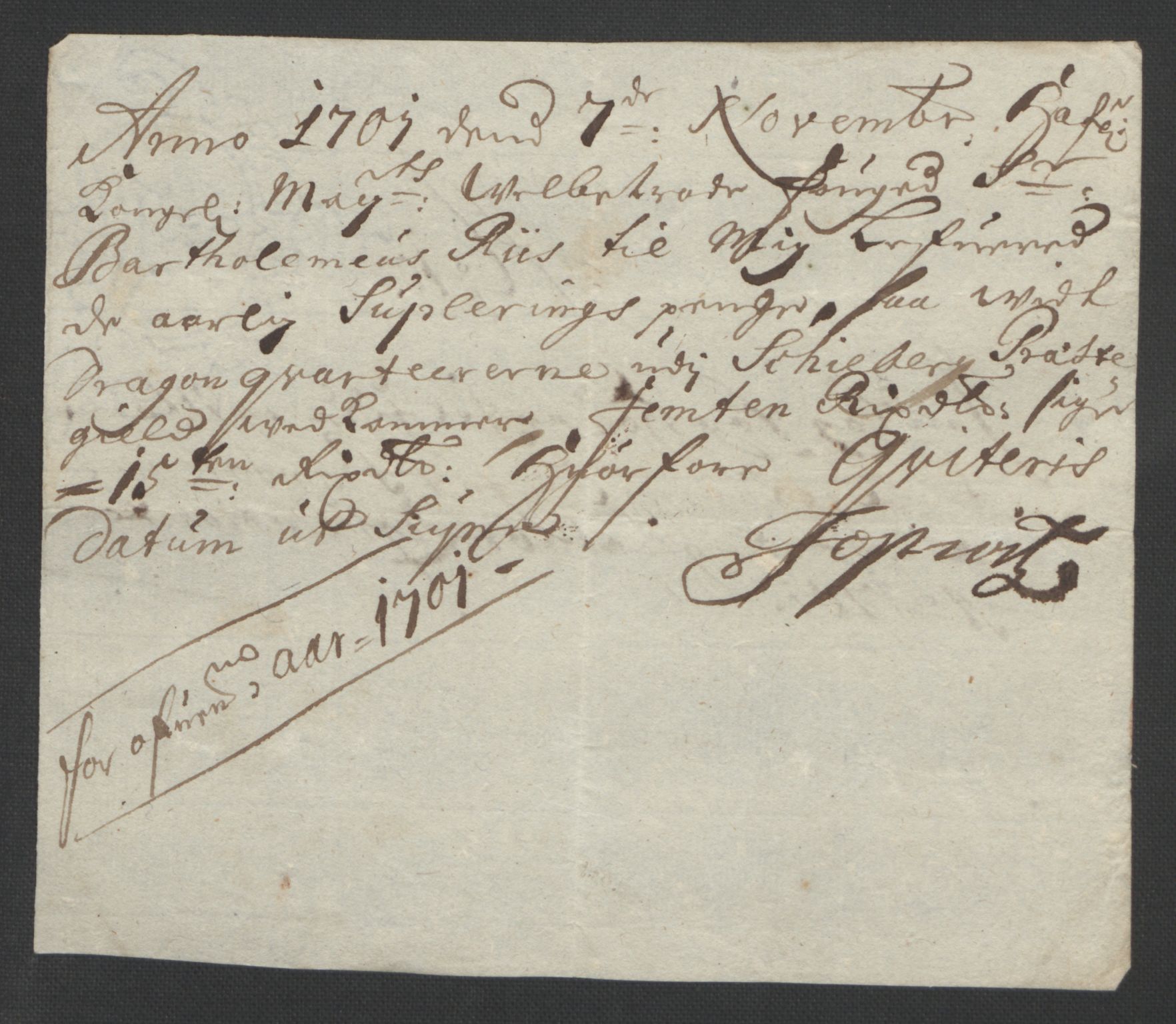 Rentekammeret inntil 1814, Reviderte regnskaper, Fogderegnskap, RA/EA-4092/R01/L0015: Fogderegnskap Idd og Marker, 1700-1701, s. 306