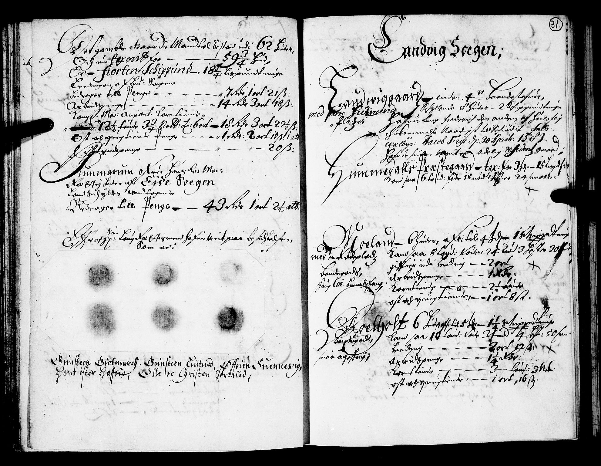 Rentekammeret inntil 1814, Realistisk ordnet avdeling, AV/RA-EA-4070/N/Nb/Nba/L0028: Nedenes len, 1668, s. 30b-31a