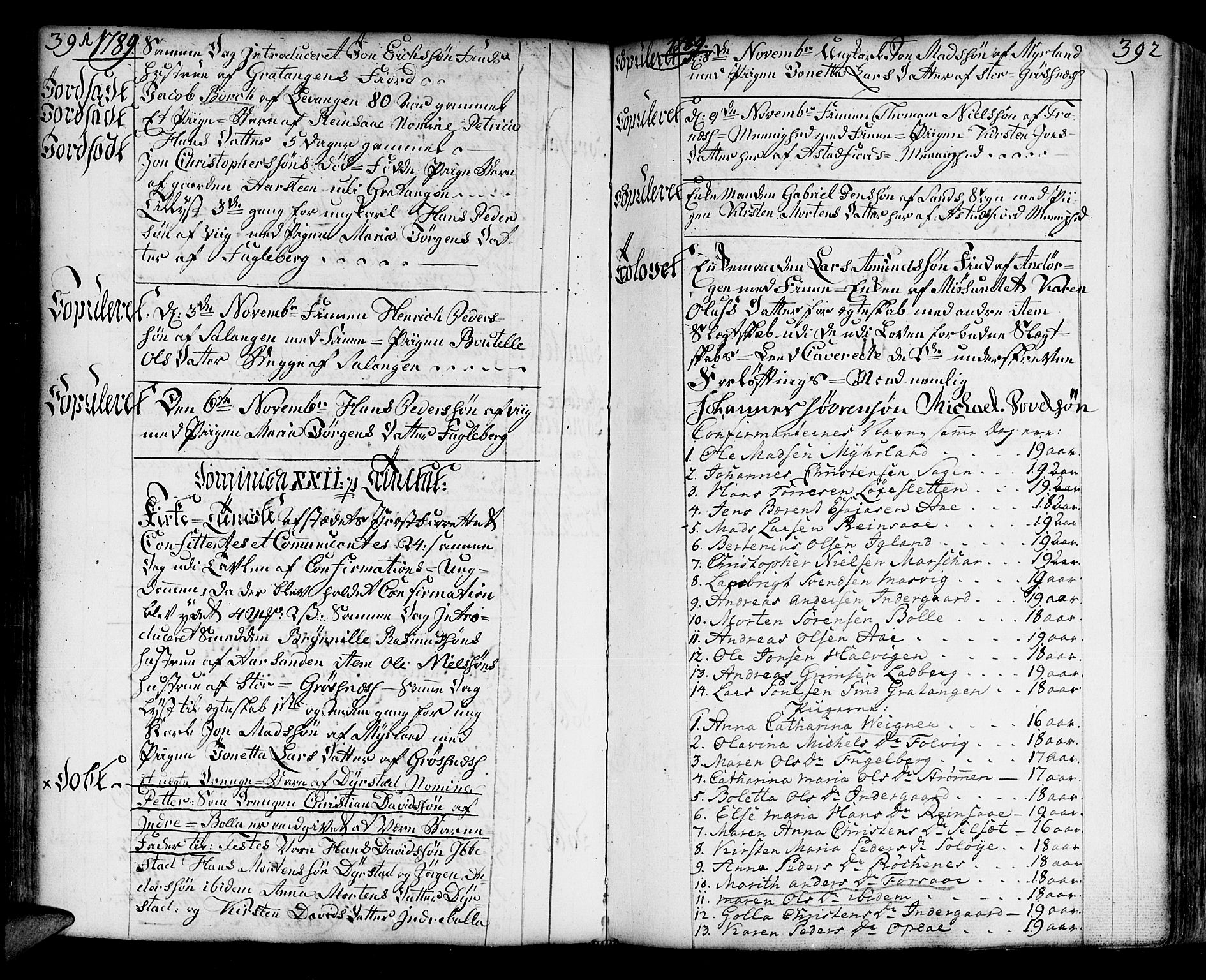 Ibestad sokneprestembete, AV/SATØ-S-0077/H/Ha/Haa/L0003kirke: Ministerialbok nr. 3, 1776-1801, s. 391-392