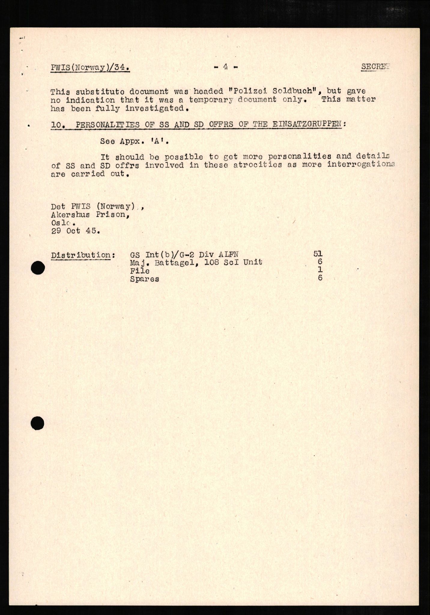 Forsvaret, Forsvarets overkommando II, AV/RA-RAFA-3915/D/Db/L0006: CI Questionaires. Tyske okkupasjonsstyrker i Norge. Tyskere., 1945-1946, s. 215