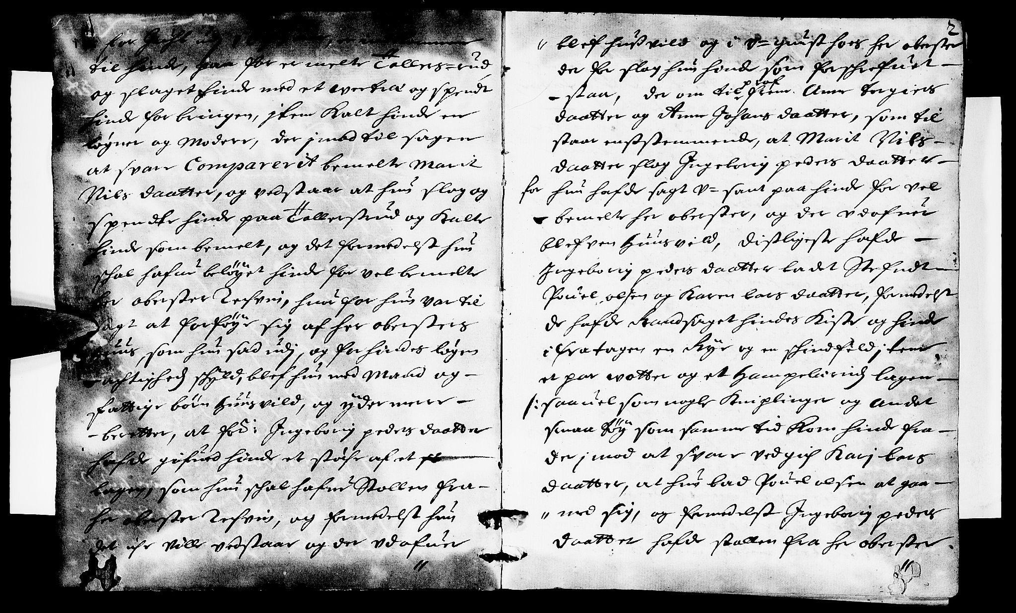 Sorenskriverier i Gudbrandsdalen, SAH/TING-036/G/Gb/Gbb/L0017: Tingbok - Sør-Gudbrandsdal, 1694, s. 1b-2a