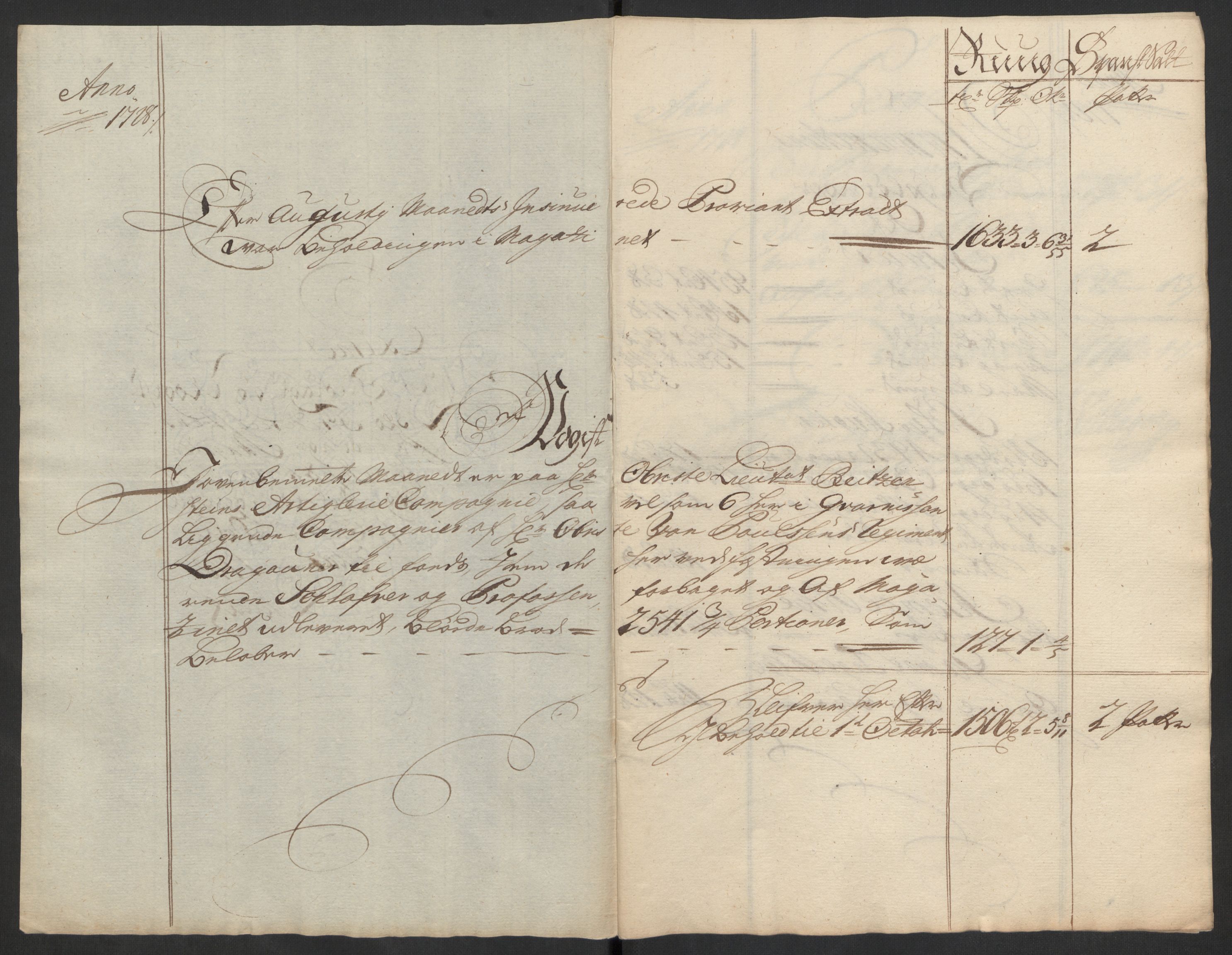 Kommanderende general (KG I) med Det norske krigsdirektorium, AV/RA-EA-5419/D/L0153: Fredriksten festning: Brev, inventarfortegnelser og regnskapsekstrakter, 1724-1729, s. 613