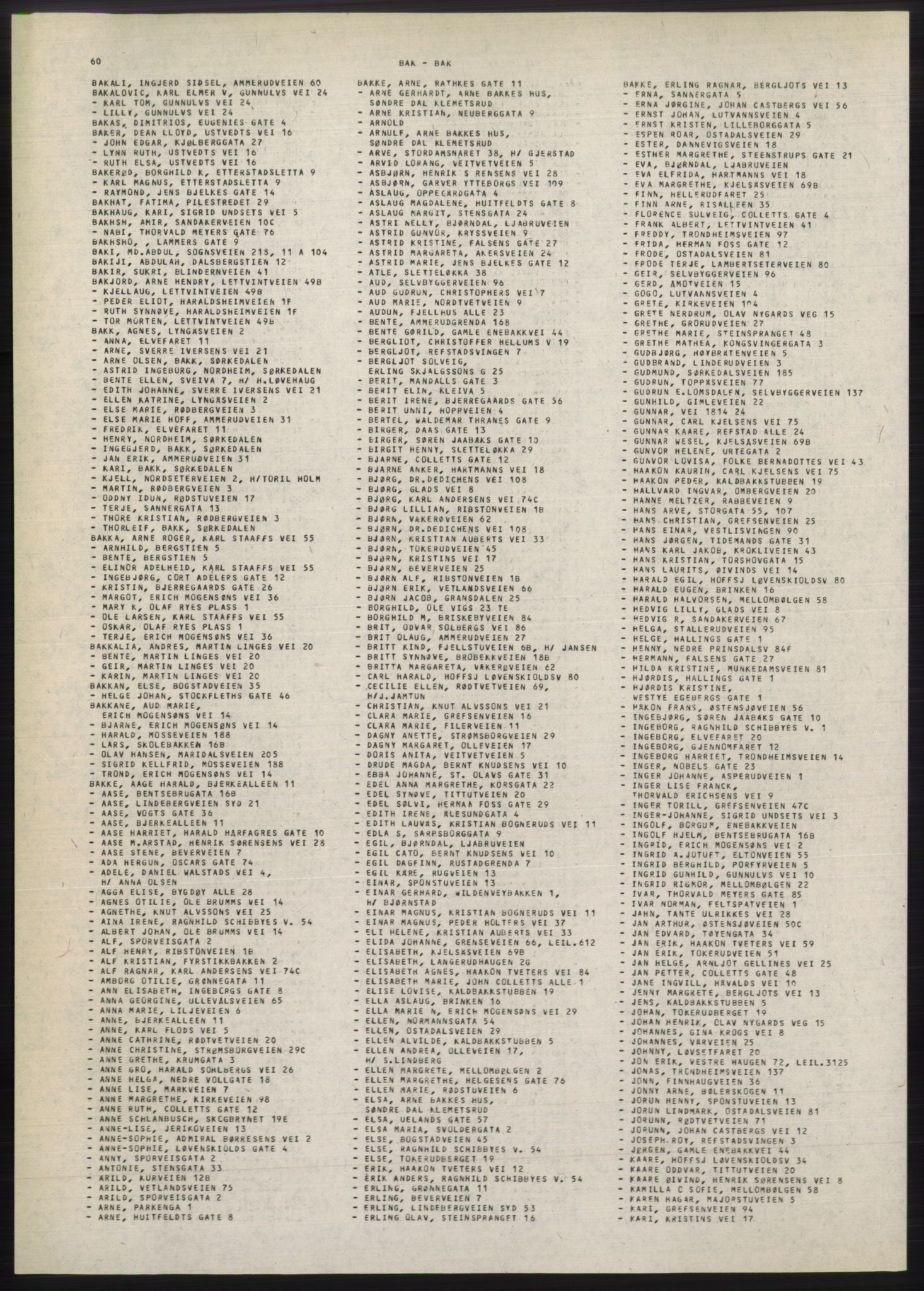 Kristiania/Oslo adressebok, PUBL/-, 1980-1981, s. 60