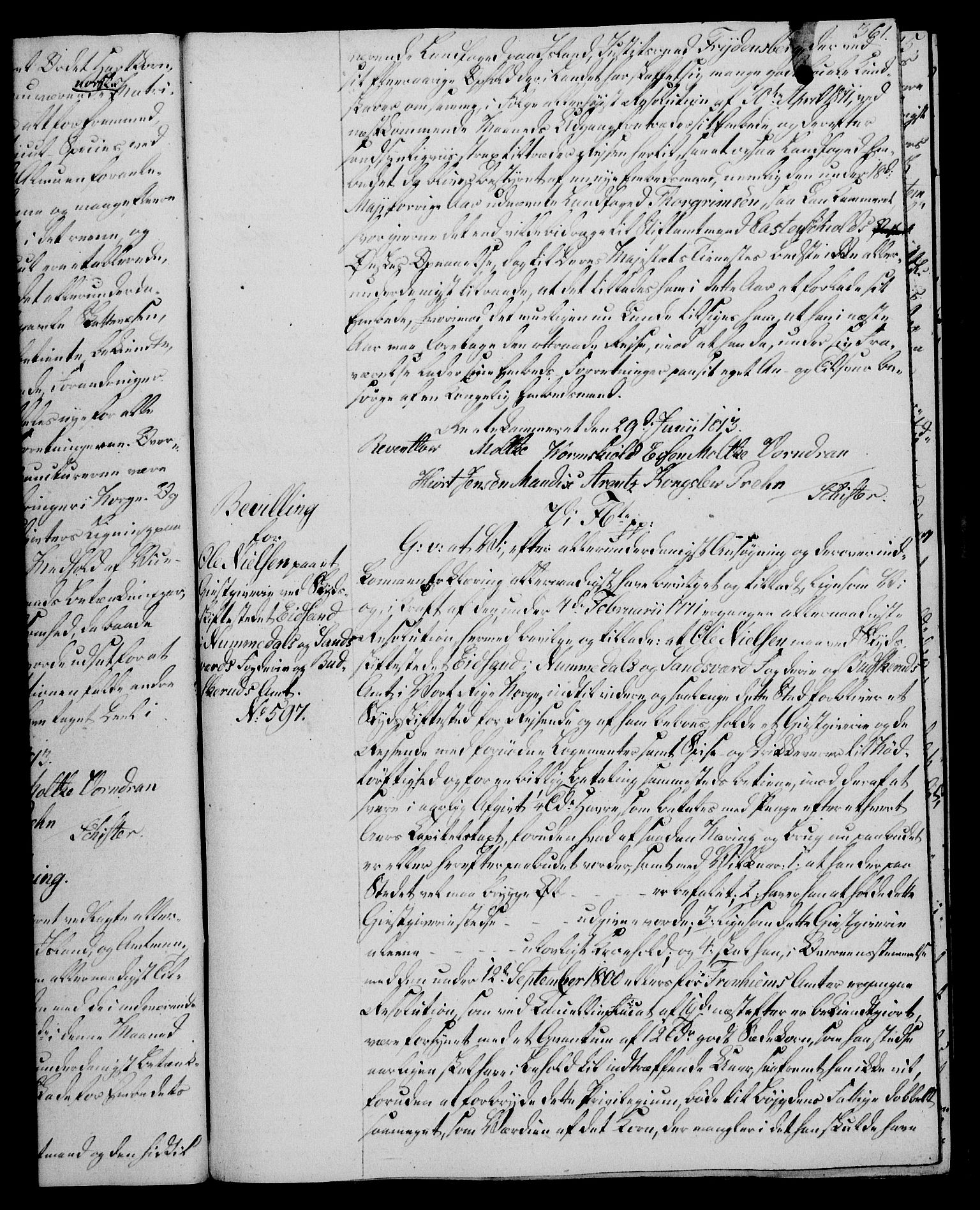 Rentekammeret, Kammerkanselliet, RA/EA-3111/G/Gg/Gga/L0020: Norsk ekspedisjonsprotokoll med register (merket RK 53.20), 1811-1814, s. 361