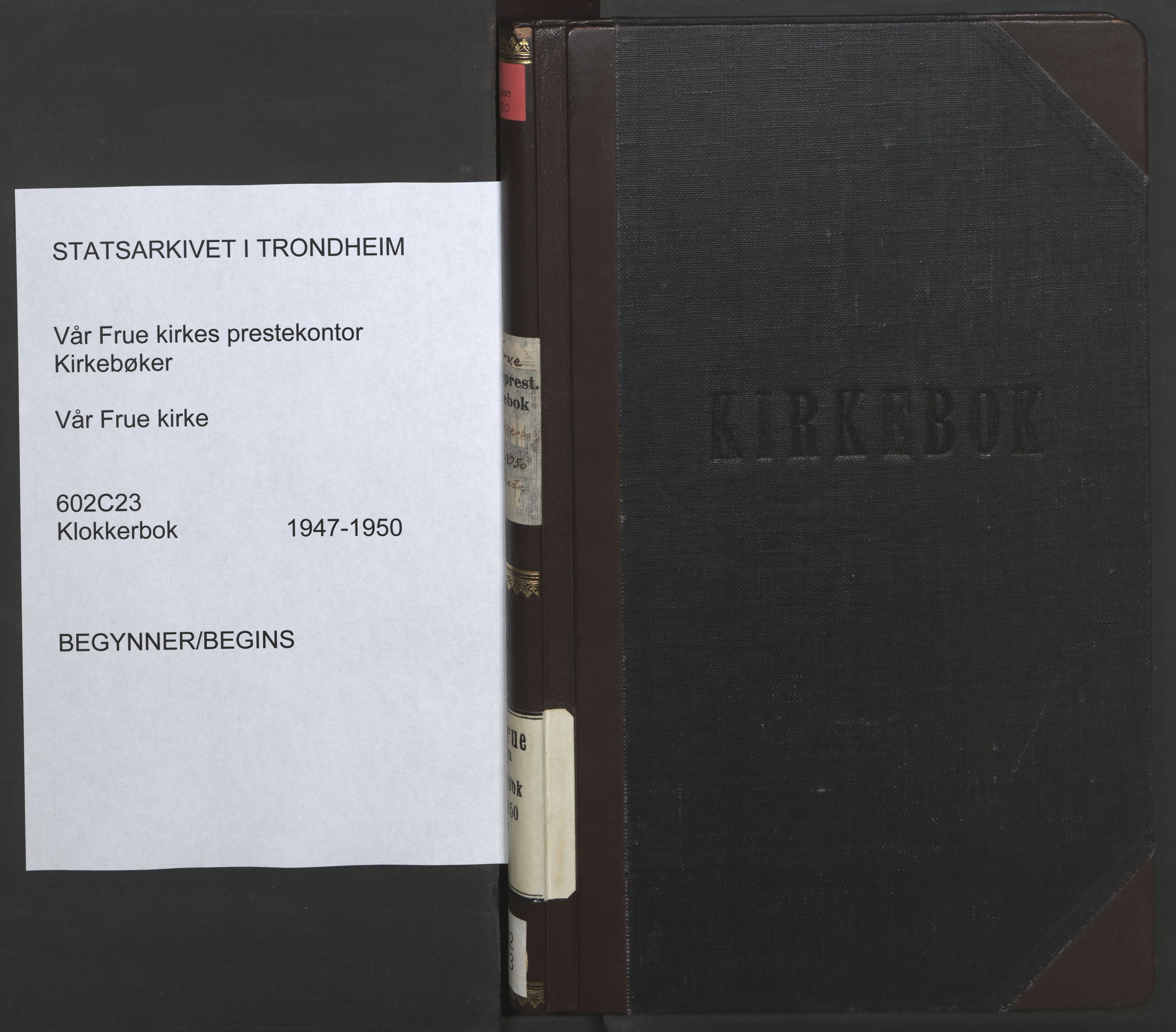 Ministerialprotokoller, klokkerbøker og fødselsregistre - Sør-Trøndelag, SAT/A-1456/602/L0155: Klokkerbok nr. 602C23, 1947-1950
