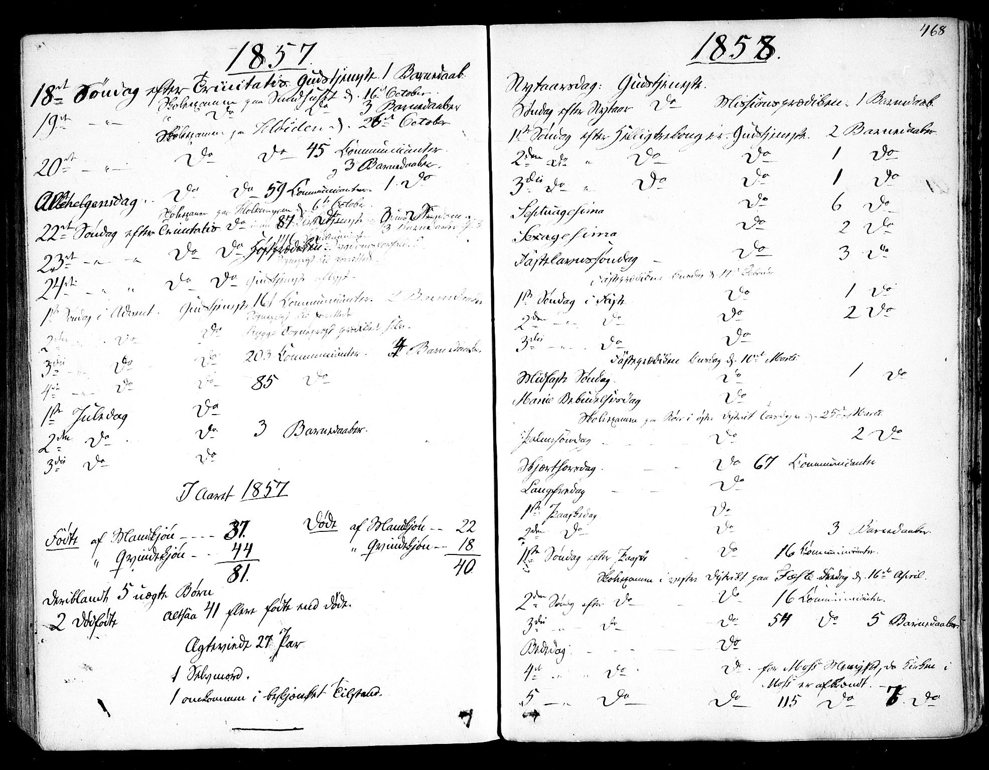 Rygge prestekontor Kirkebøker, SAO/A-10084b/F/Fa/L0005: Ministerialbok nr. 5, 1852-1871, s. 468
