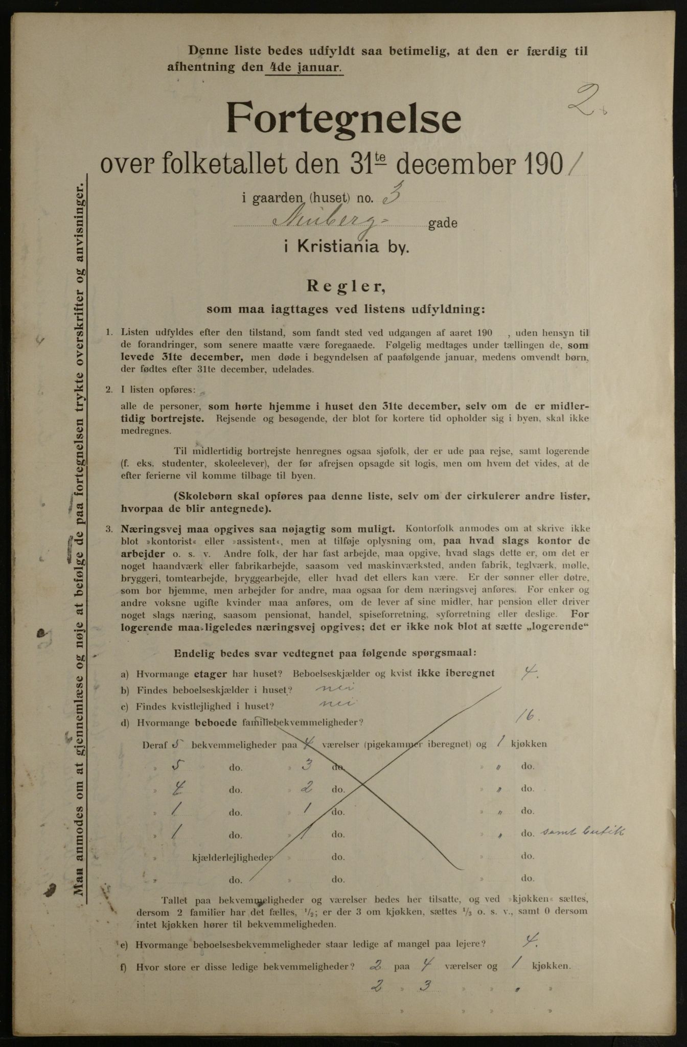 OBA, Kommunal folketelling 31.12.1901 for Kristiania kjøpstad, 1901, s. 10711